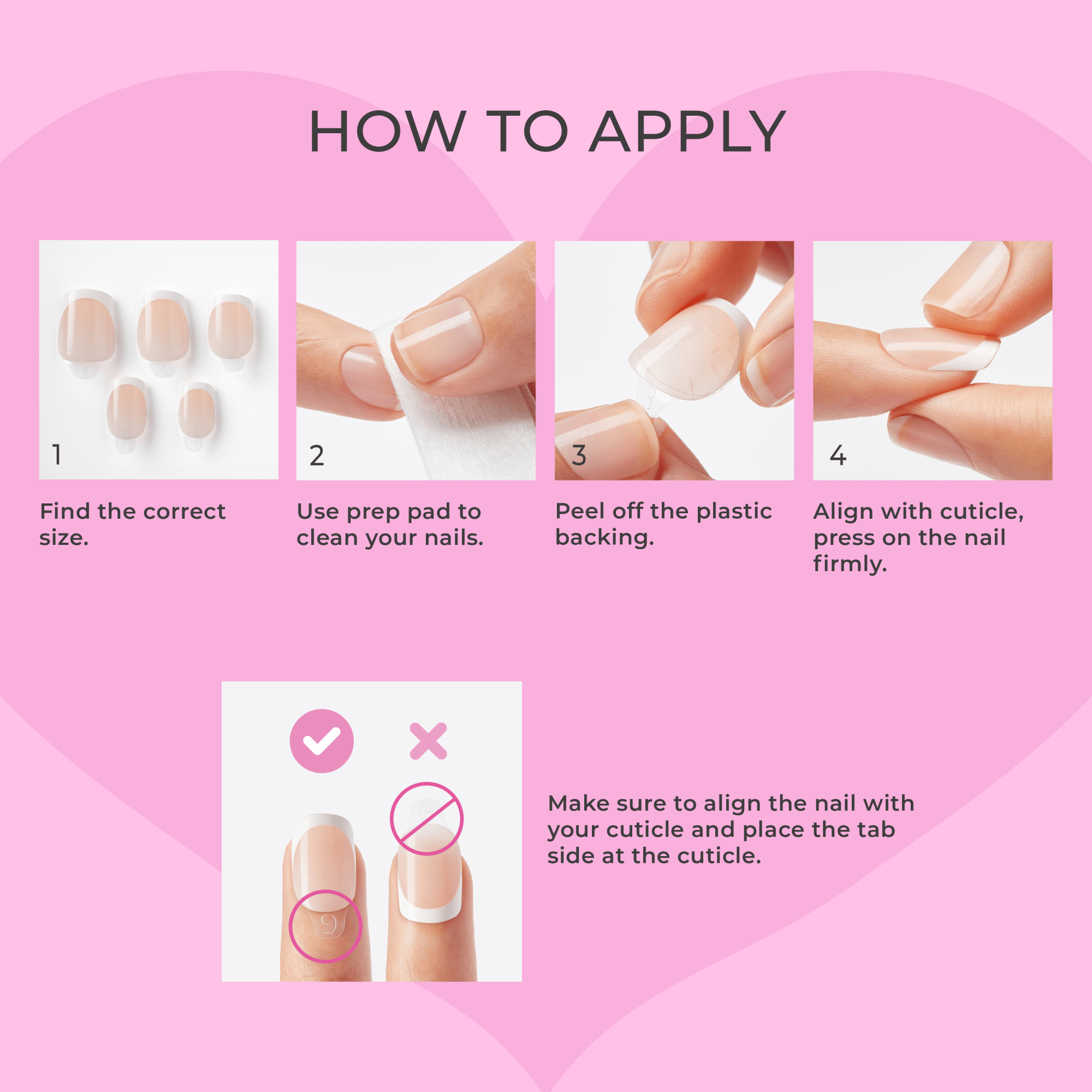 impress-no-glue-press-on-nails-lover-3d-lip-print-french-design-red-pink-medium- image 8