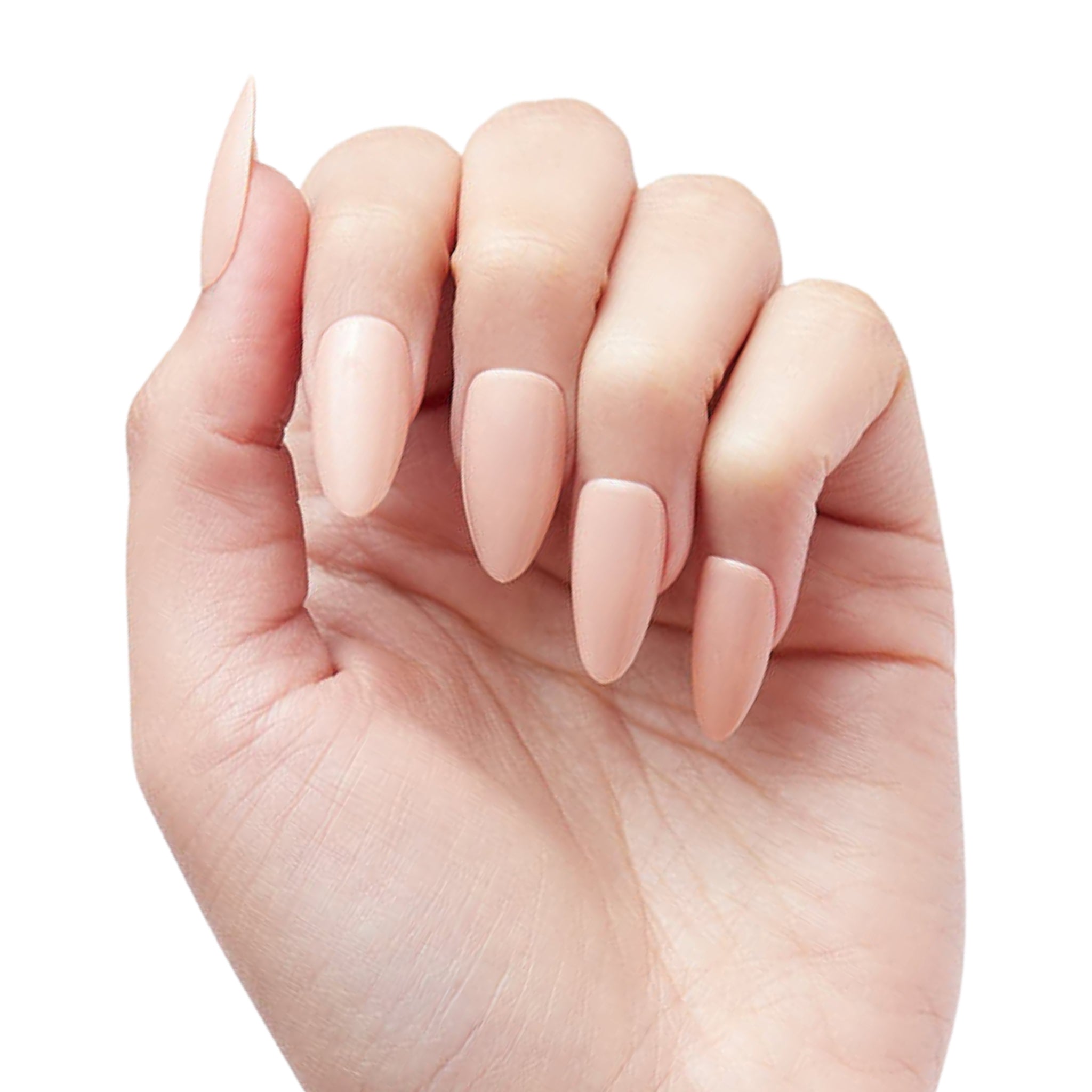 paintlab-nude-2-almond-press-on-nails image 2