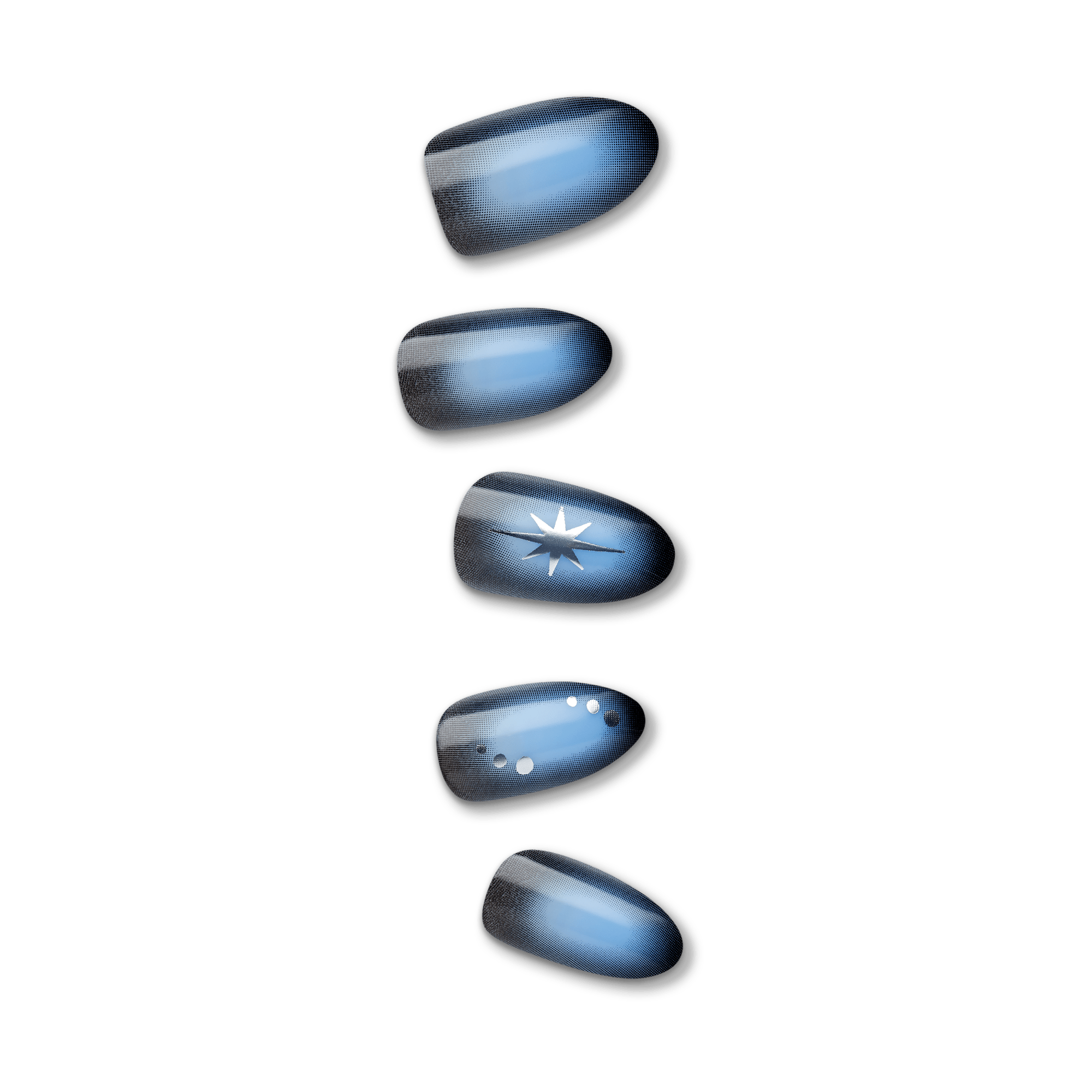 impress-design-lovesome-press-on-nails-blue-almond-medium-30-nails-no-glue image 1