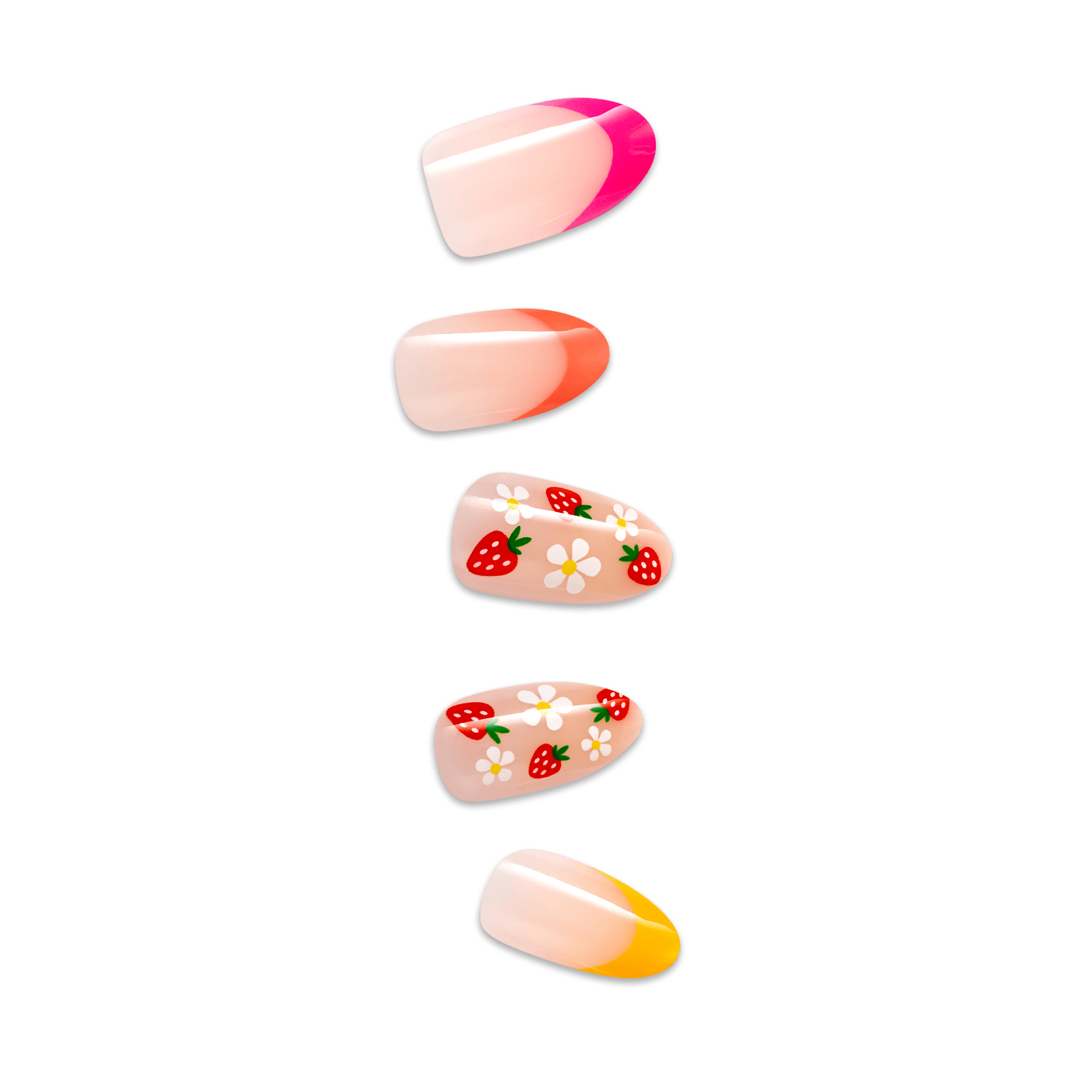 impress-design-no-glue-fake-press-on-nails-utopian-multicolor-medium-almond-mani image 1