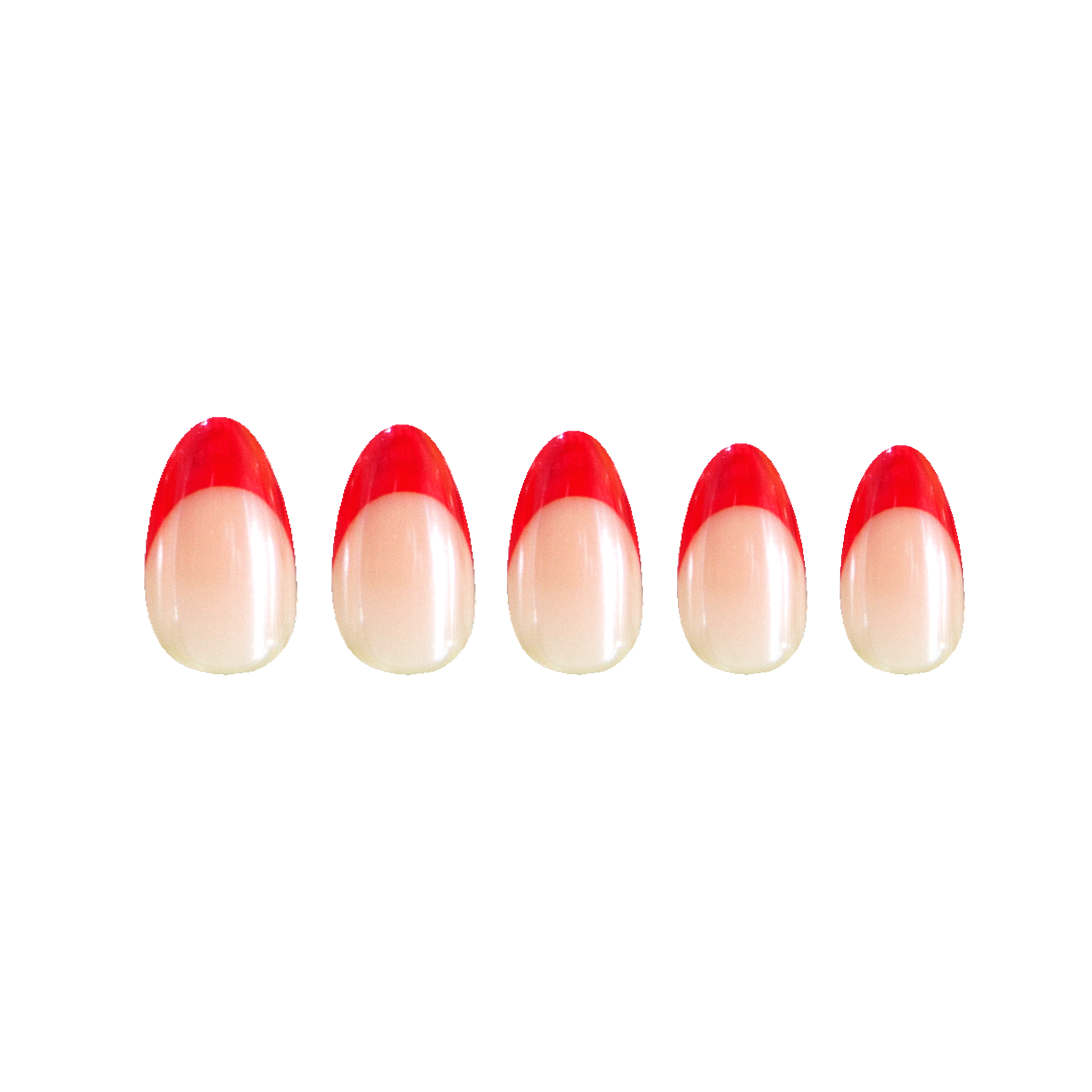 paintlab-red-candy-short-almond-press-on-nails image 3