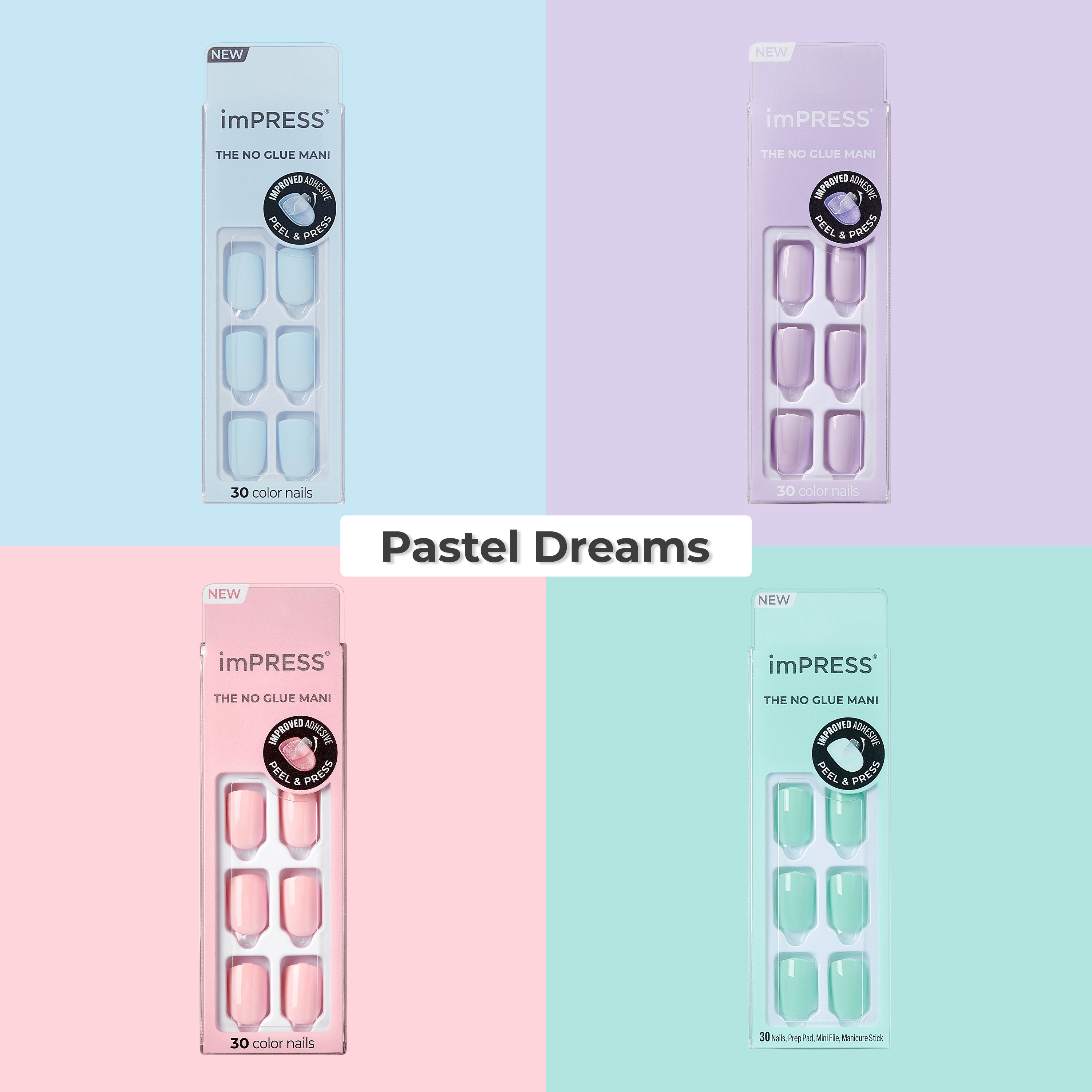 impress-color-press-on-nails-bundle-pastel-dreams-4-short-manis-in-soft-pink-min image 1