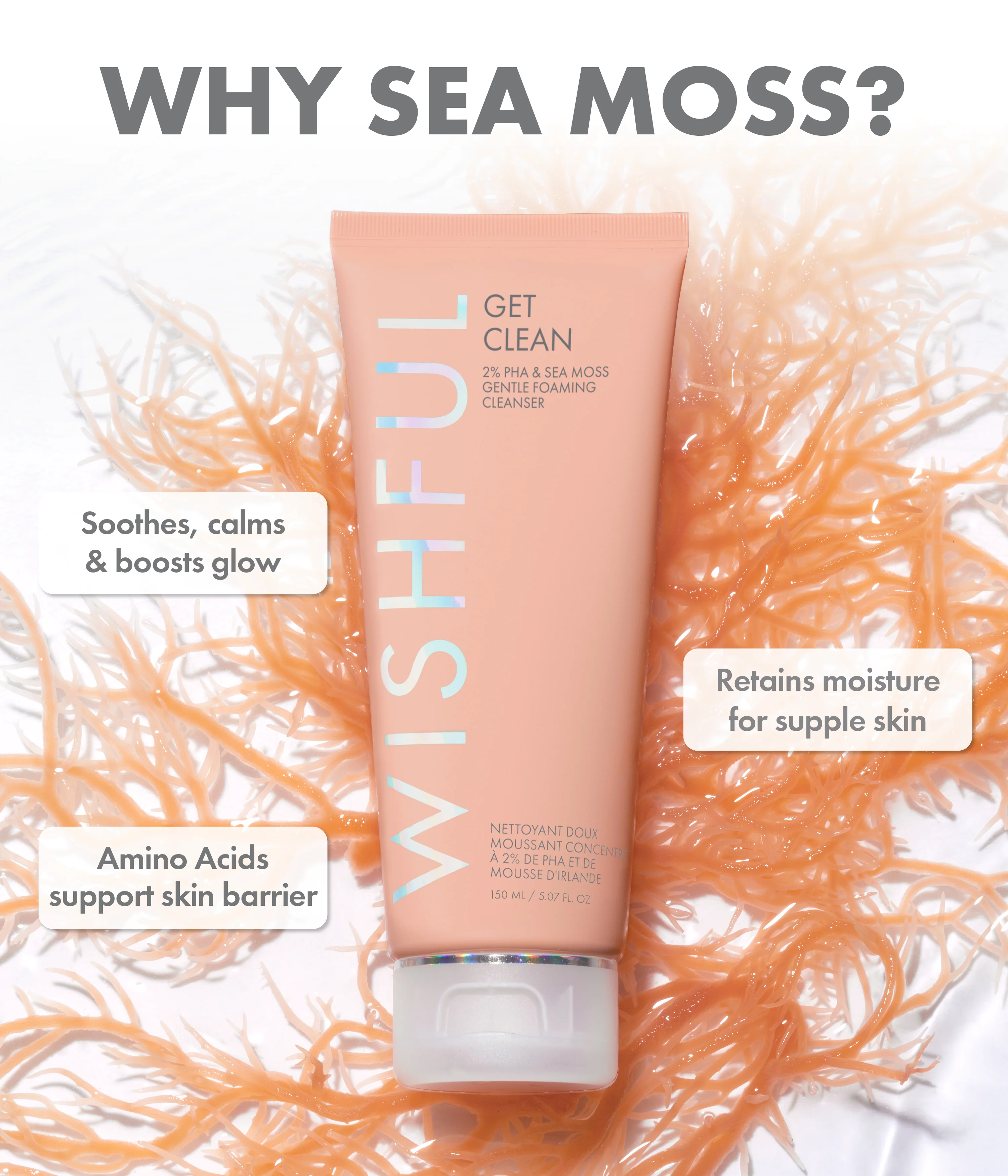 wishful-by-huda-beauty-get-clean-2-pha-sea-moss-gentle-foaming-cleanser image 4