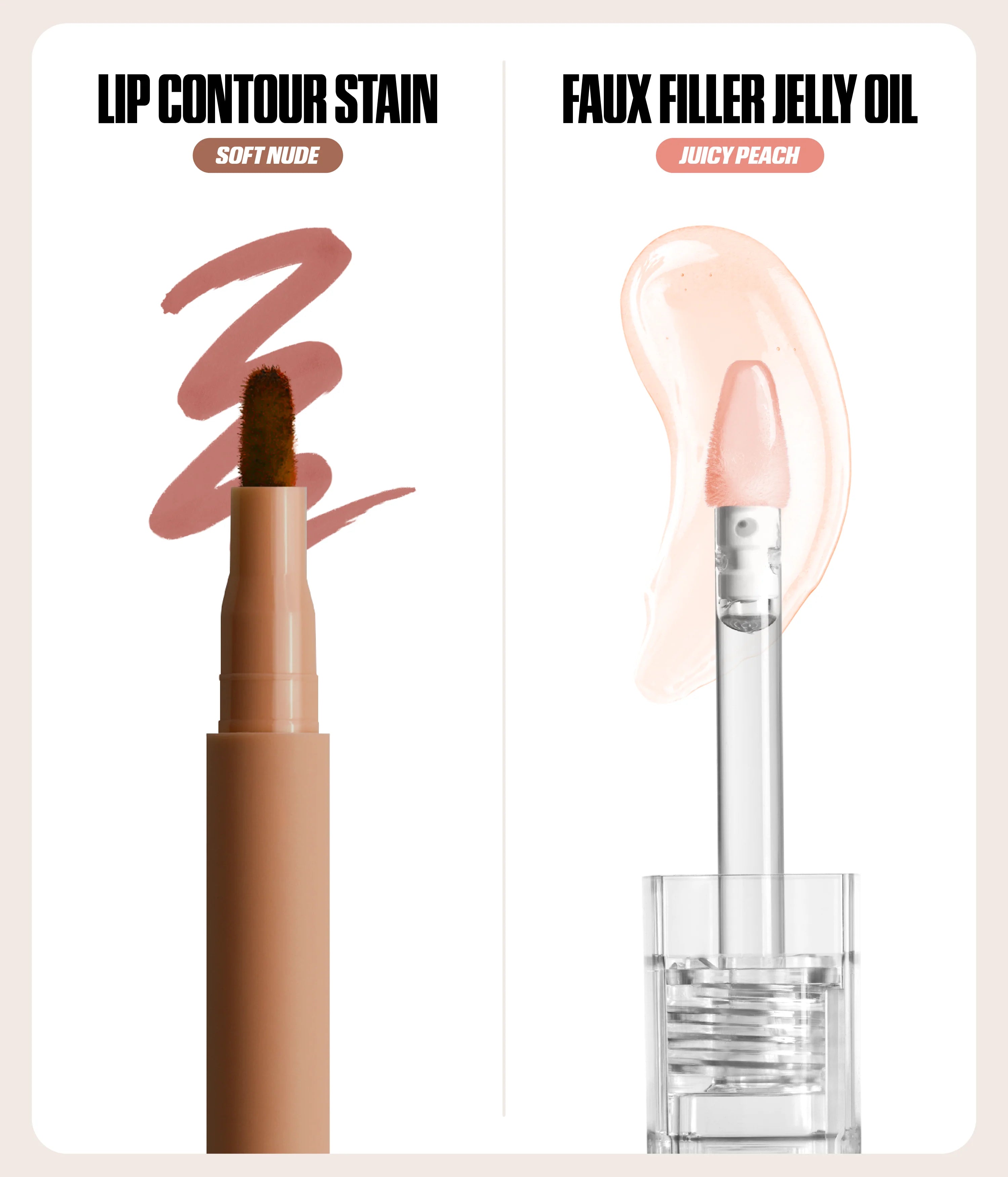 huda-beauty-makeout-sesh-lip-duo-peachy-nudes image 3
