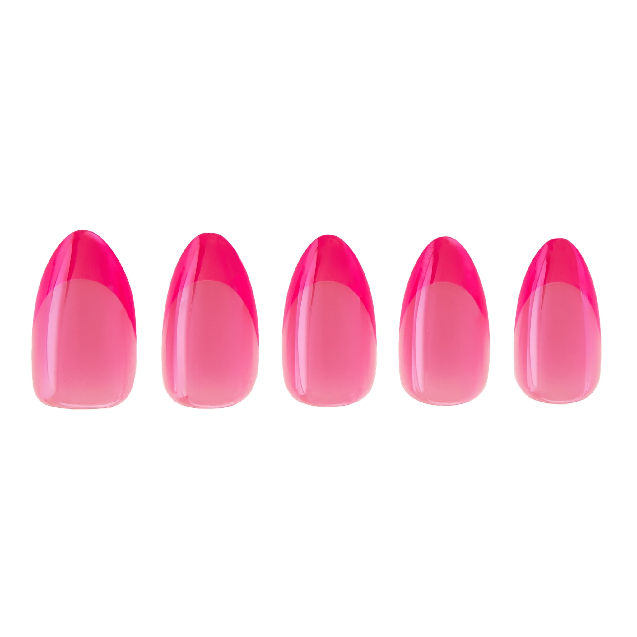 paintlab-pink-flamingo-short-almond-press-on-nails-tropical-festival-set image 3