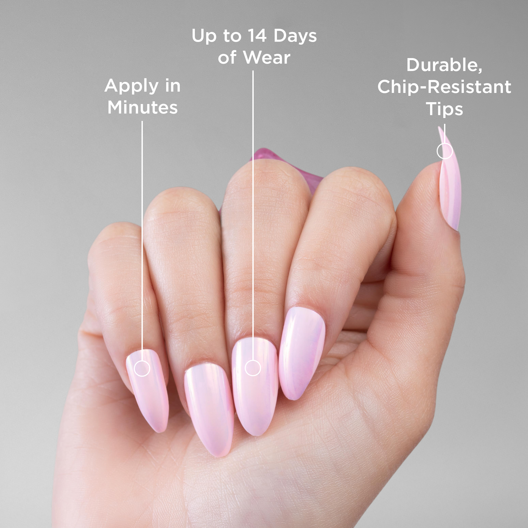 paintlab-pink-glazed-almond-press-on-nails-sheer-glazed-donut-finish image 2