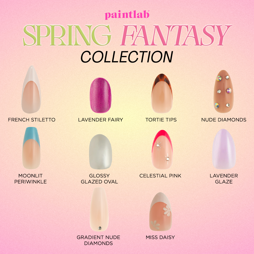paintlab-spring-fantasy-coffin-sleek-press-on-nails image 1