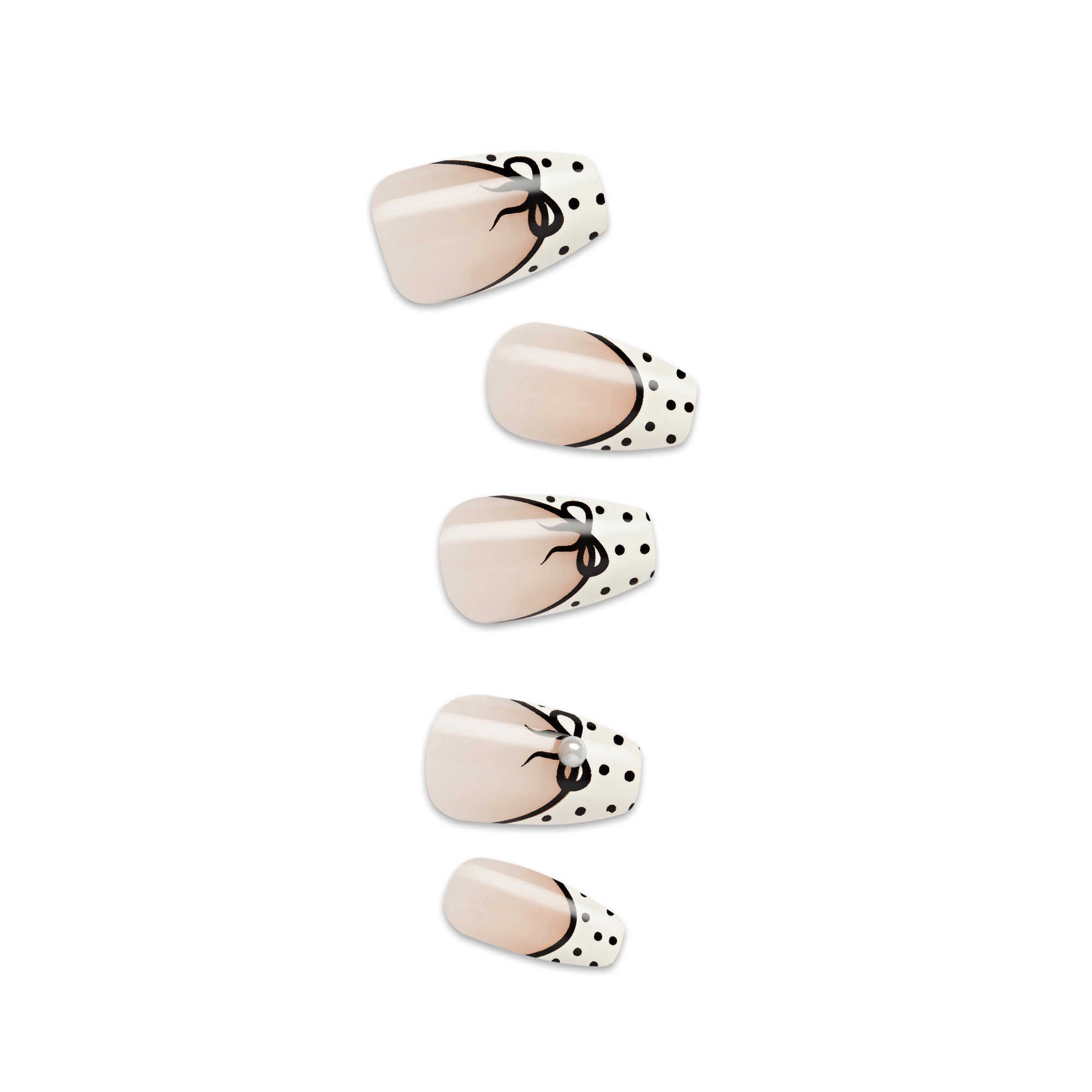 impress-design-no-glue-fake-press-on-nails-leafy-black-white-french-coffin-mediu image 1