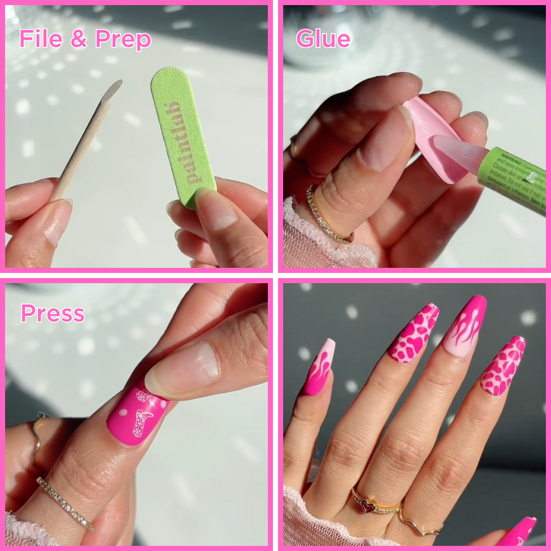 paintlab-signature-pink-oval-press-on-nails-classic-perfect-pink-10 image 5
