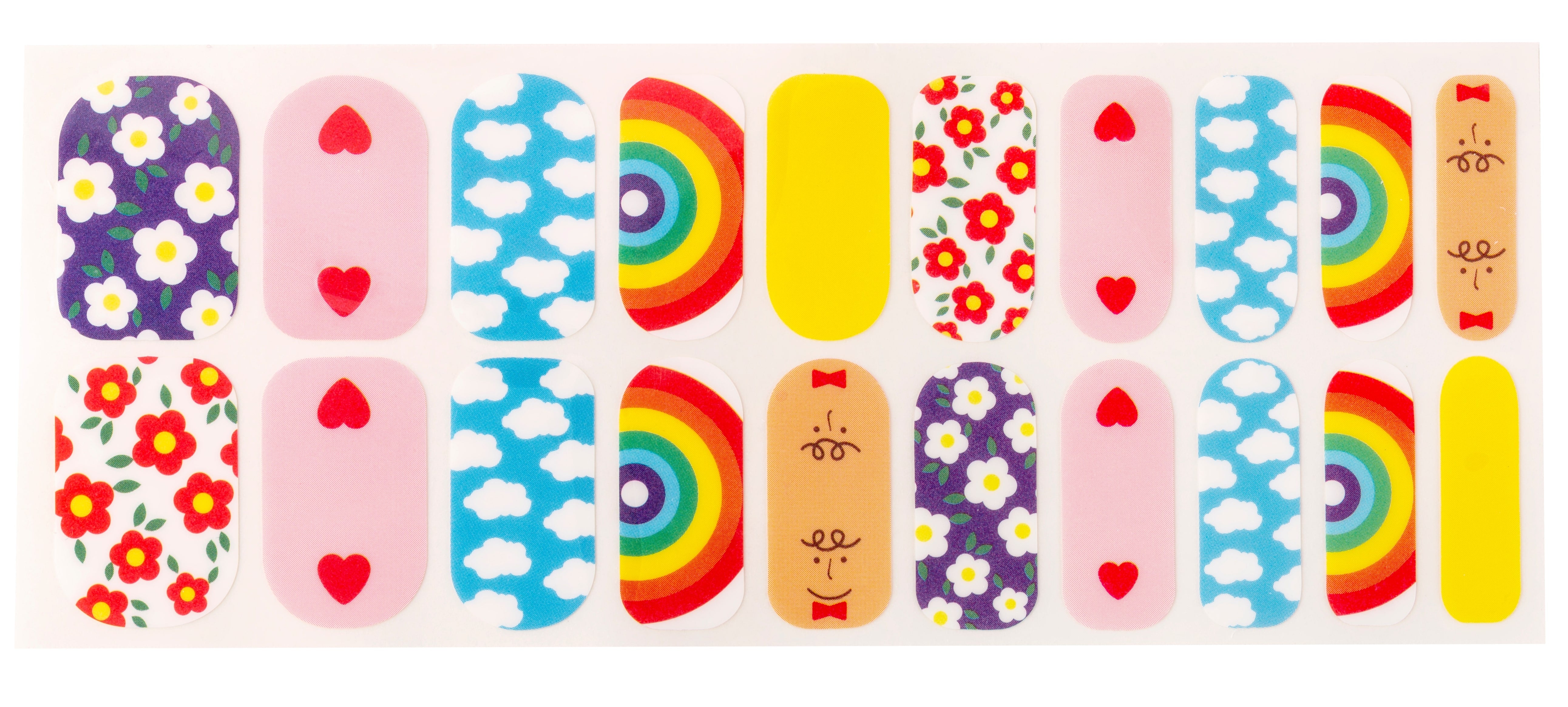 paintlab-rainbow-cloud-nail-wrap image 1