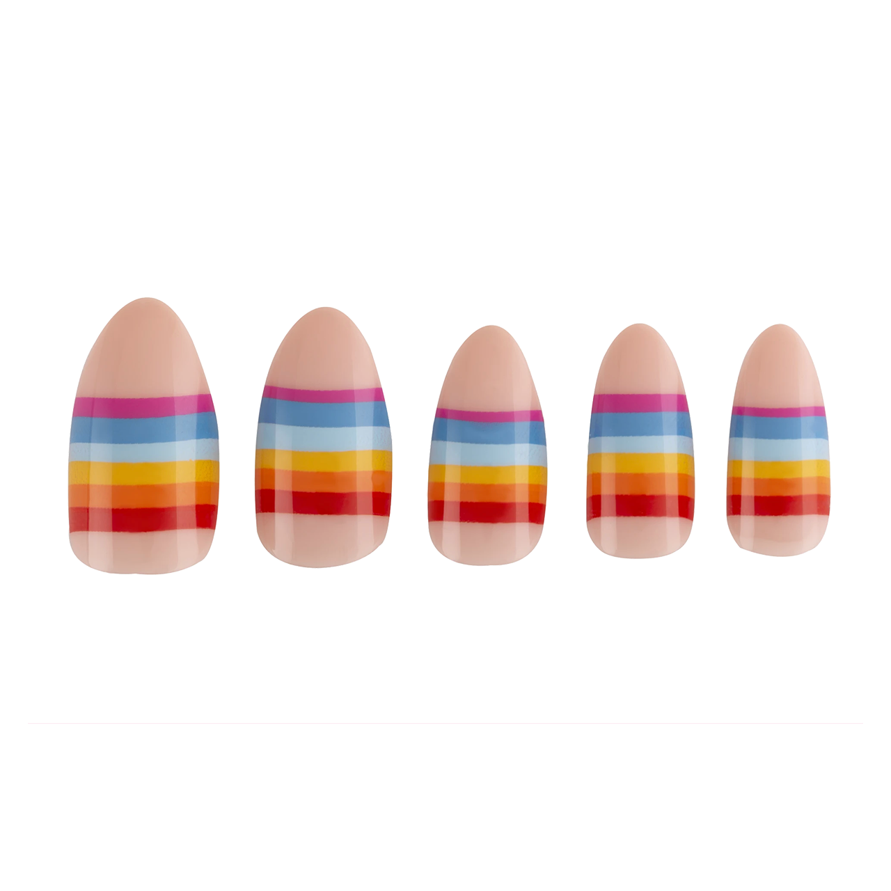 paintlab-rainbow-love-almond-press-on-nails image 3