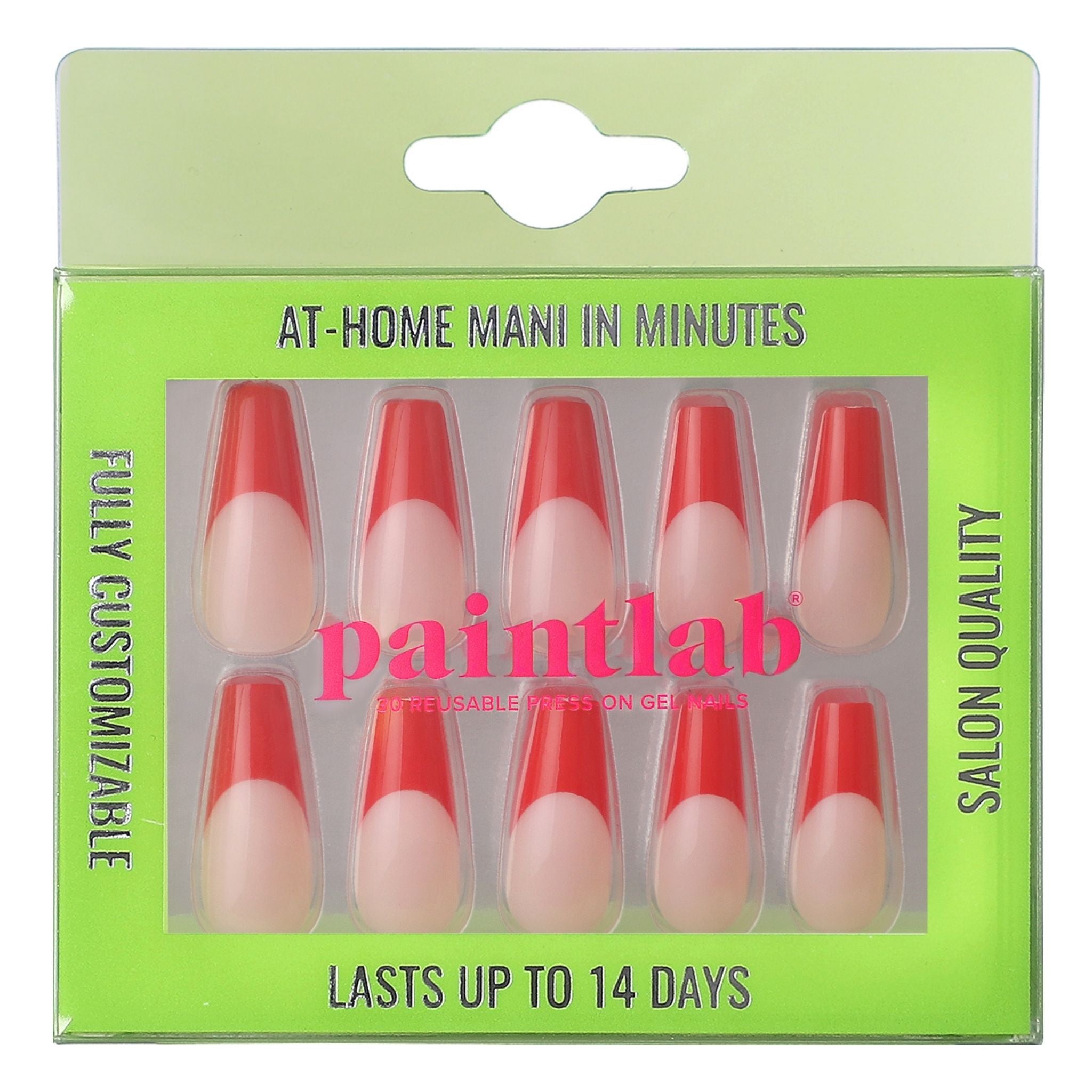 paintlab-red-hot-coffin-sleek-press-on-nails image 1