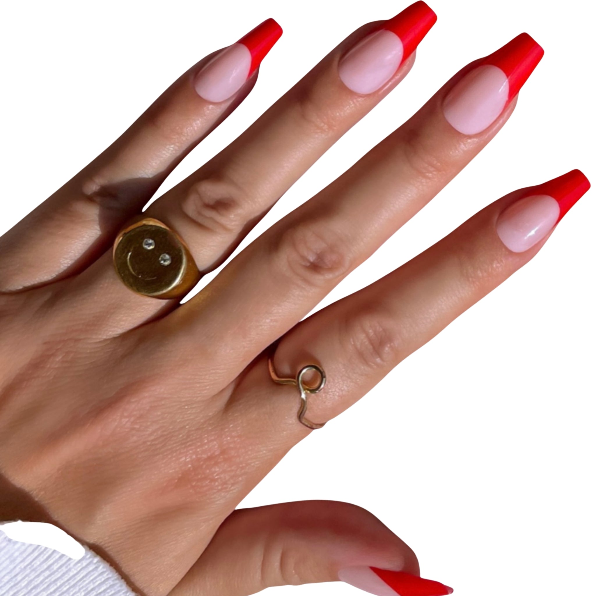 paintlab-red-hot-coffin-sleek-press-on-nails image 2