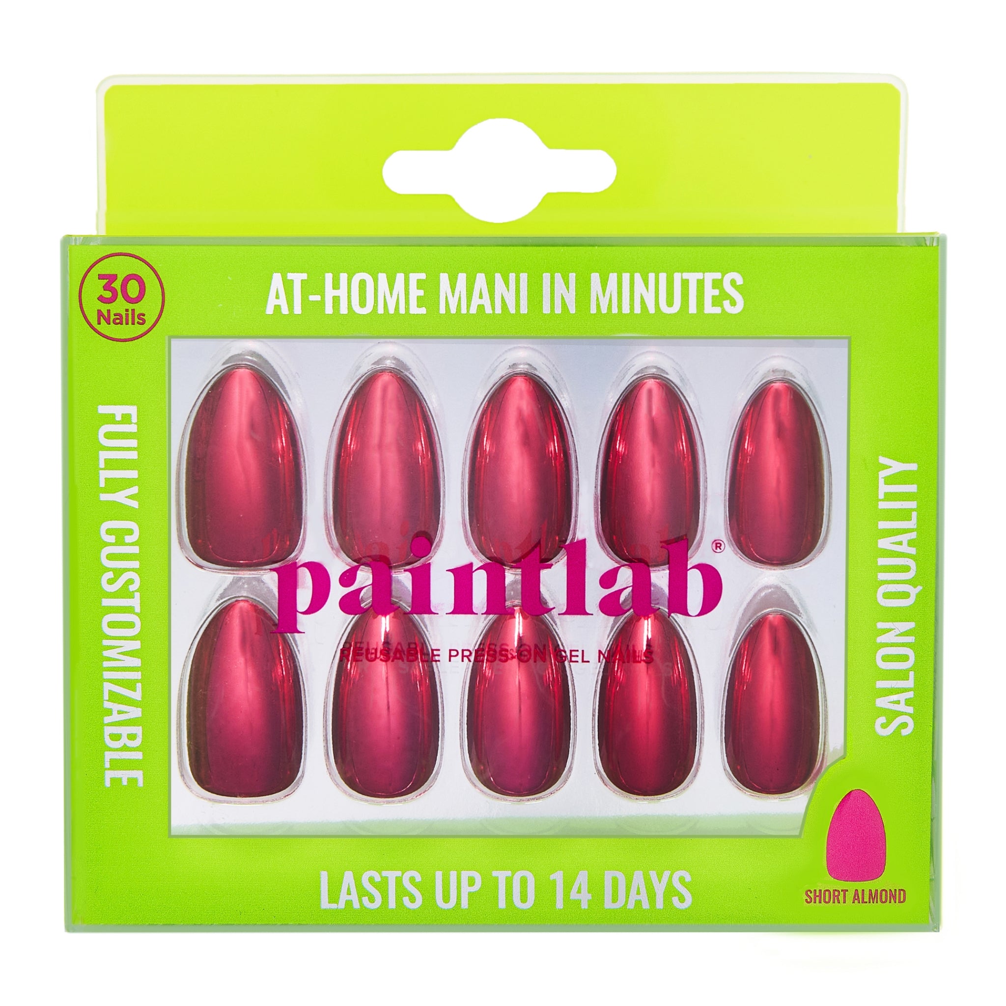 paintlab-red-explosion-short-almond-press-on-nails image 1