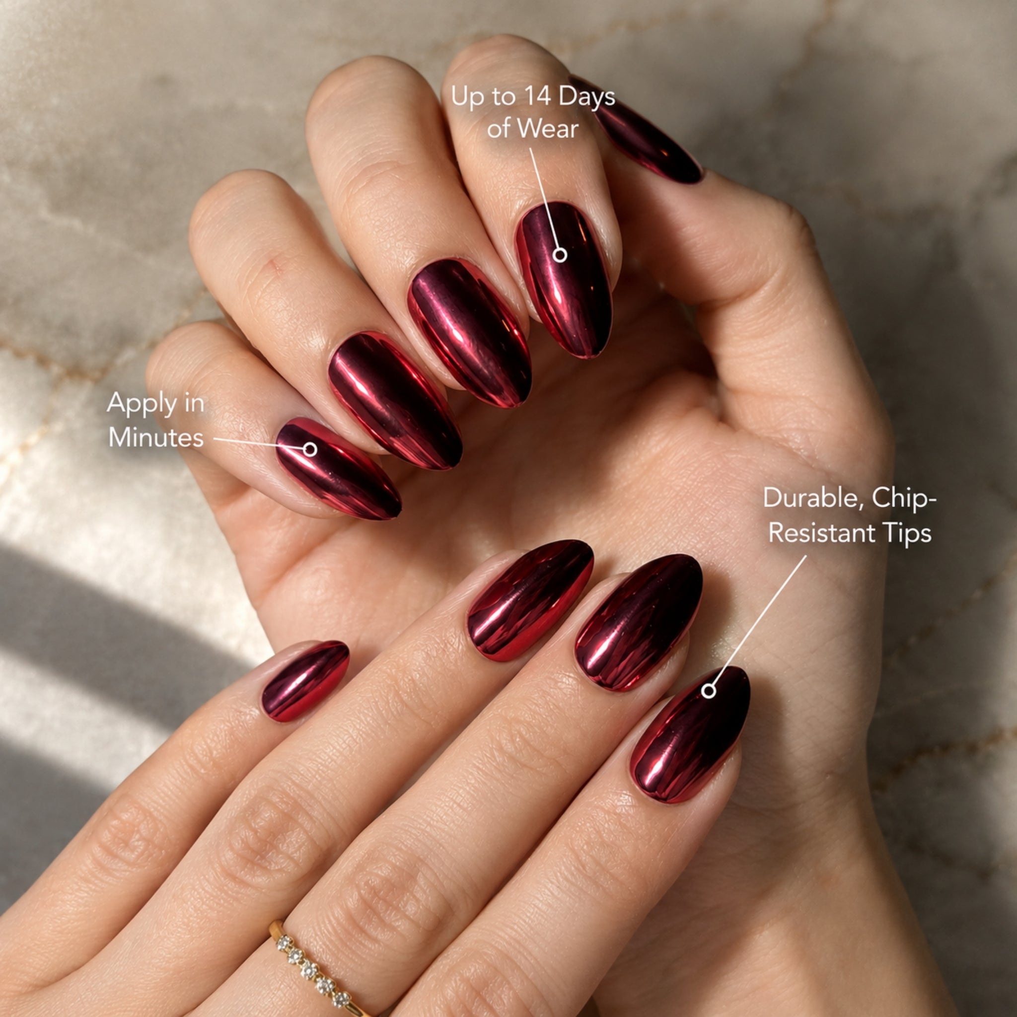 paintlab-red-explosion-short-almond-press-on-nails image 2