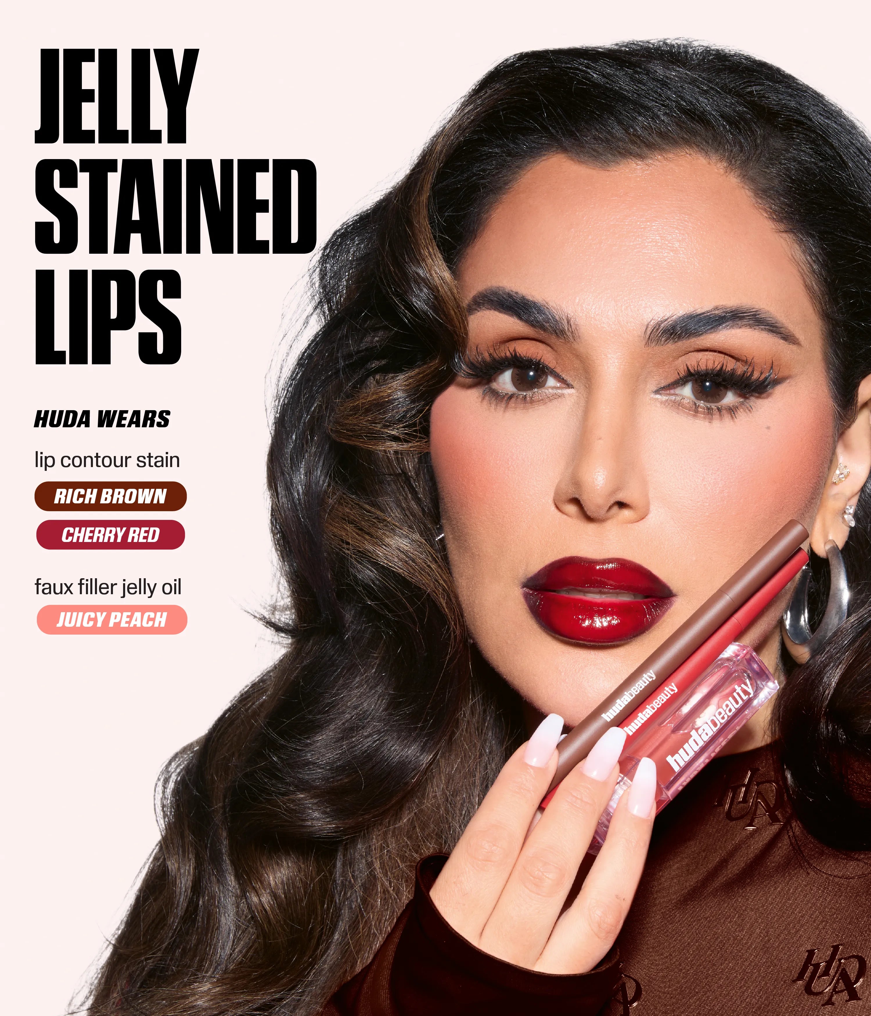 huda-beauty-rich-brown-cherry-kit-lip-contour-stain-faux-filler-jelly-oil image 6