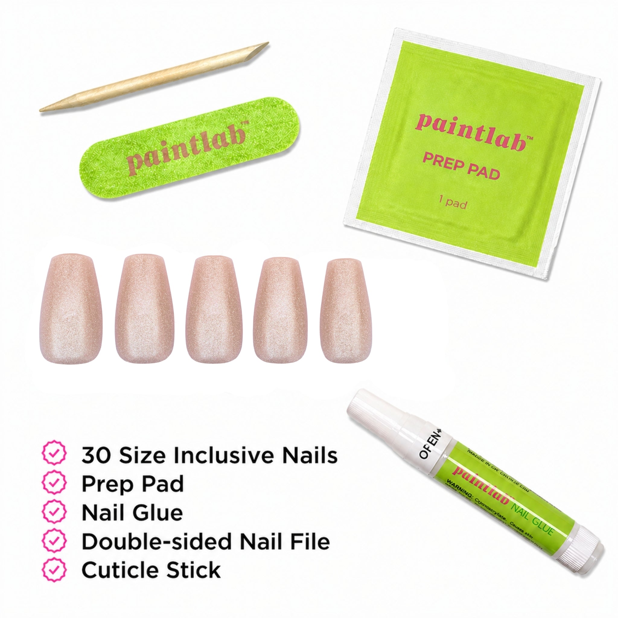paintlab-shimmer-glow-coffin-press-on-nails image 4