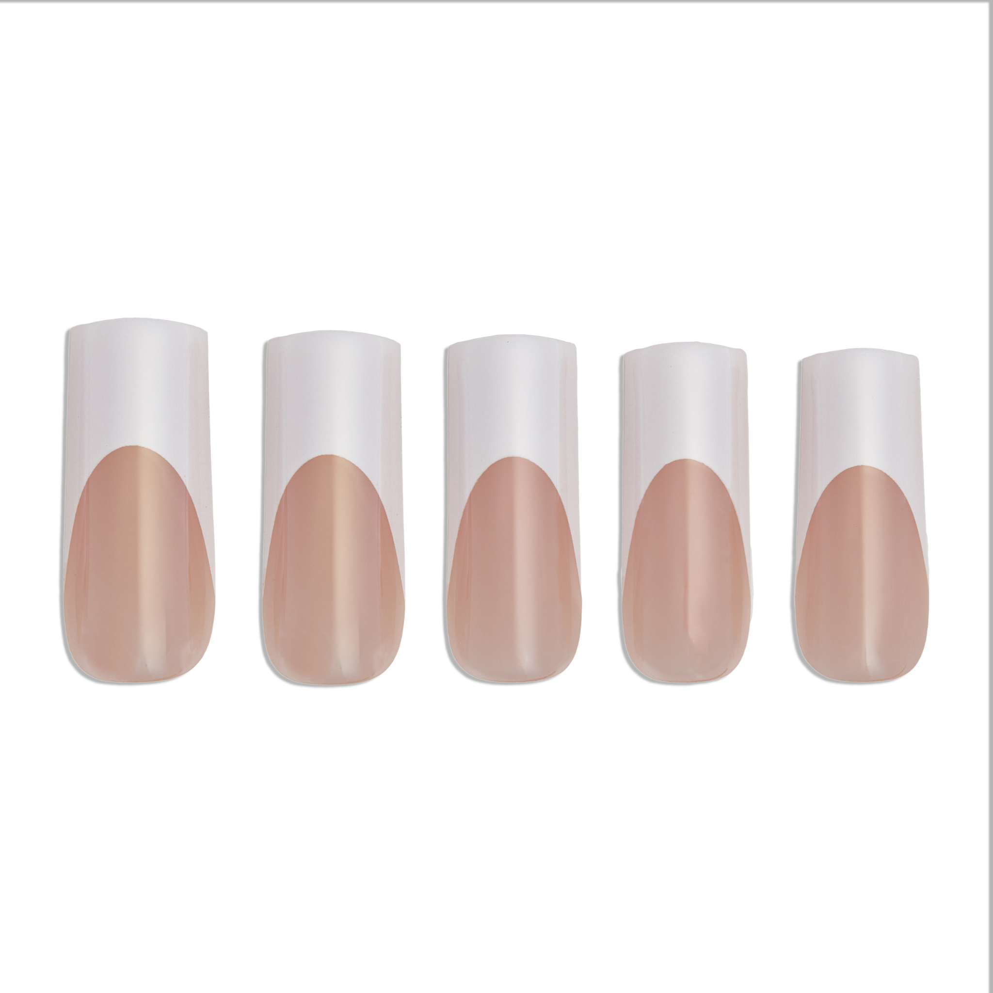 paintlab-french-chrome-square-press-on-nails-reflective-chrome-tip-sleek-square- image 3