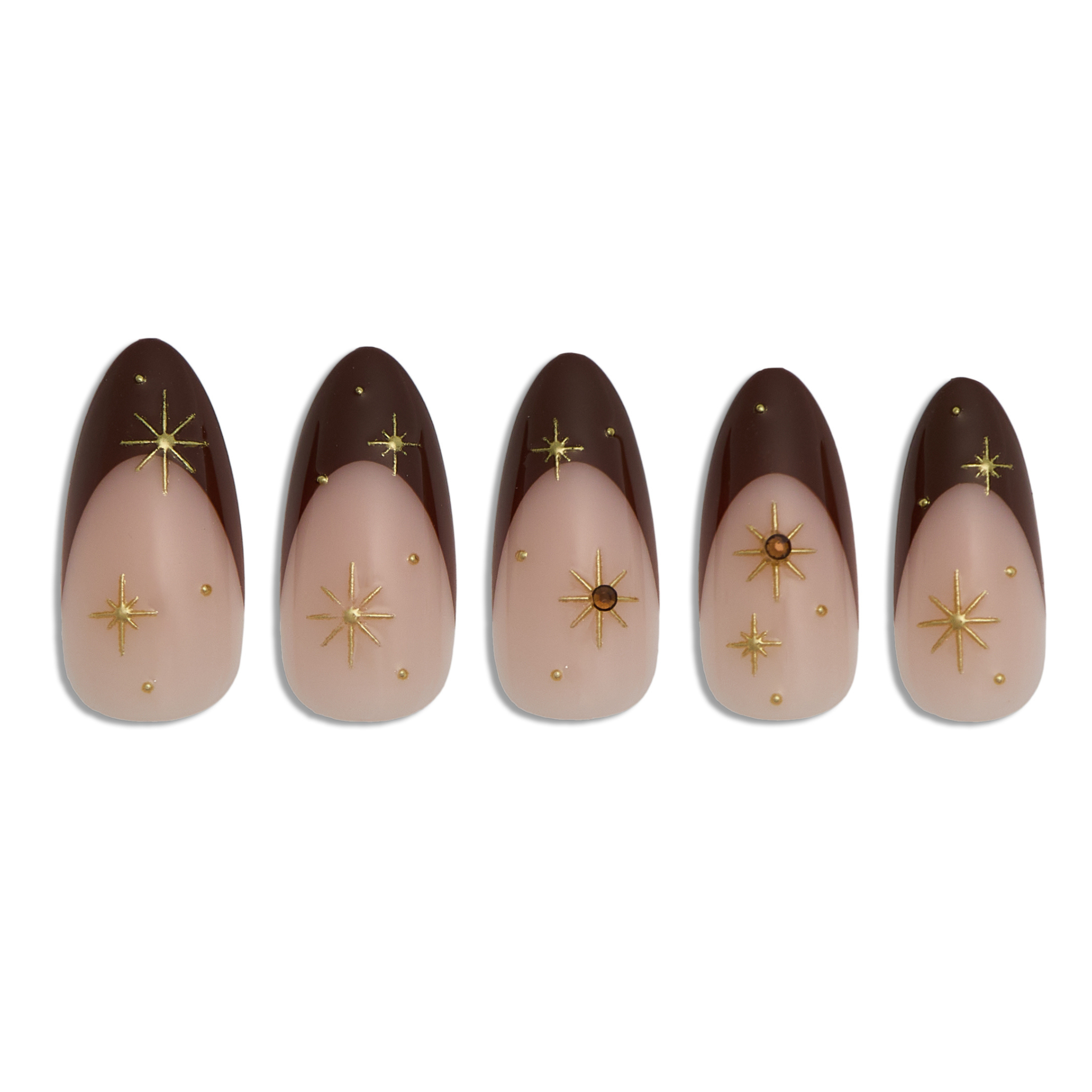 paintlab-midnight-espresso-almond-press-on-nails image 3