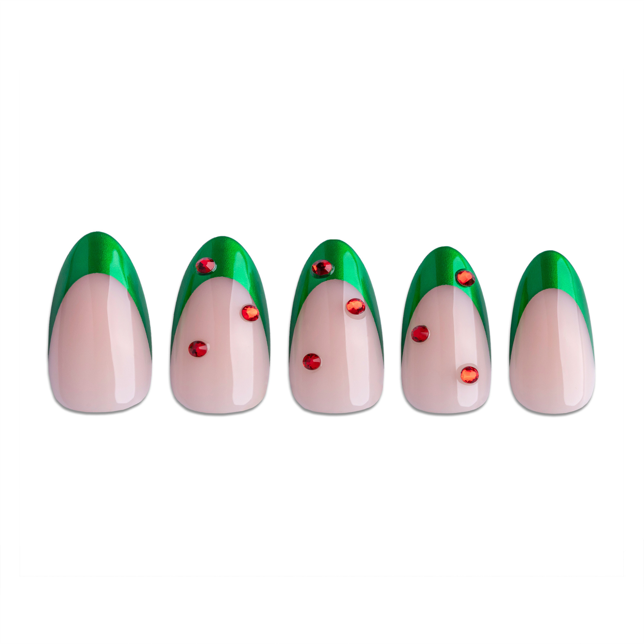 paintlab-mistletoe-short-almond-press-on-nails-festive-christmas-design image 3