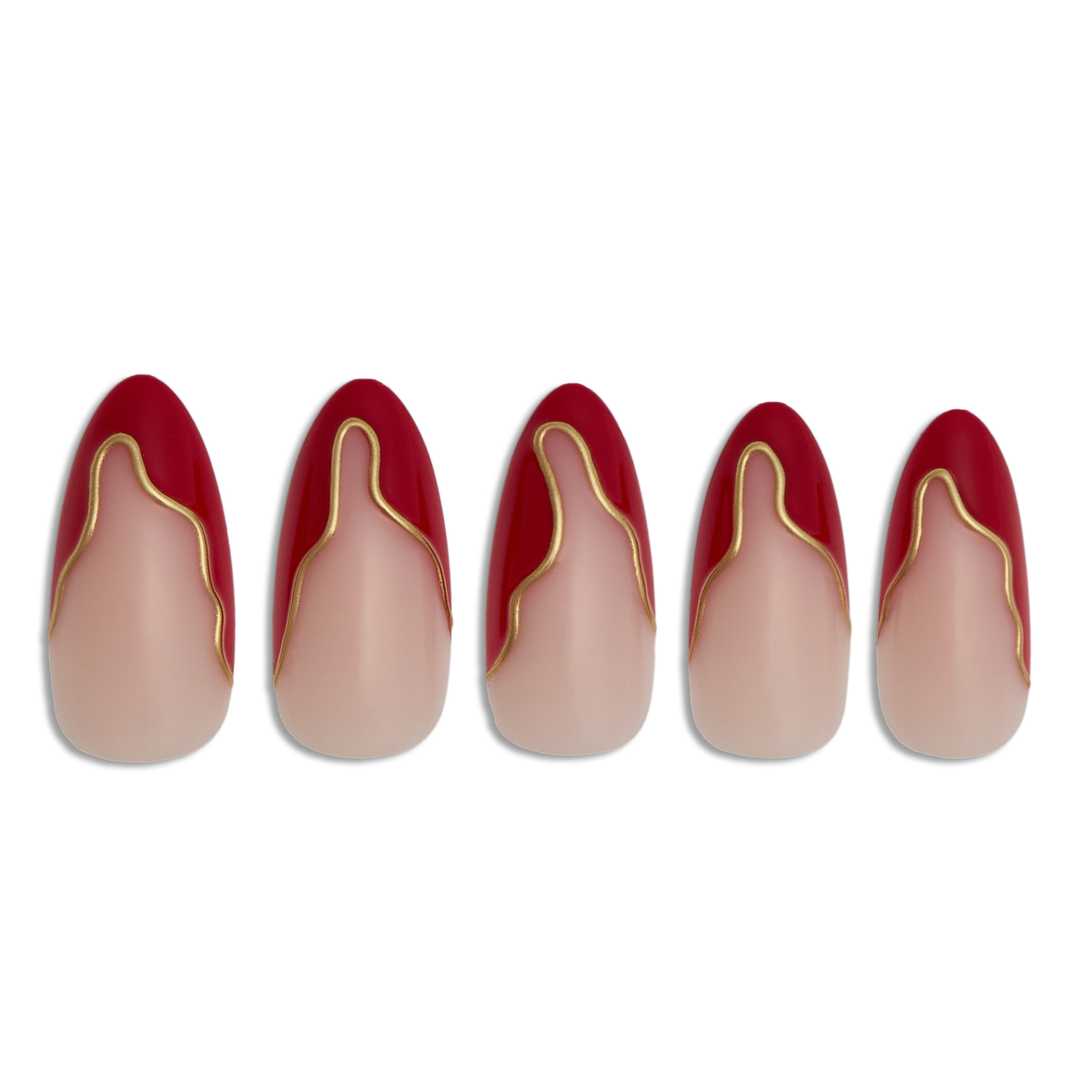 paintlab-hot-siren-almond-press-on-nails image 3