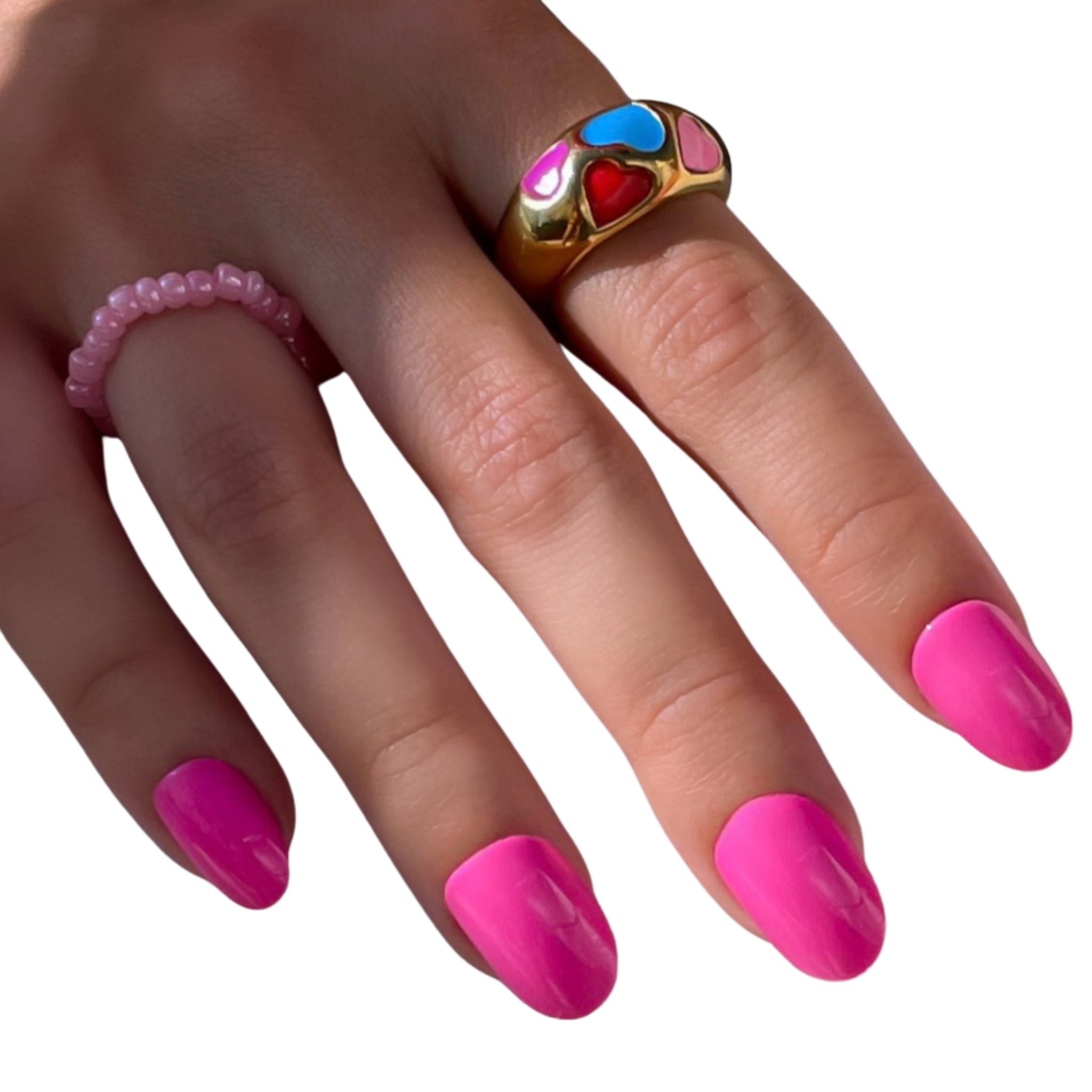 paintlab-signature-pink-oval-press-on-nails-classic-perfect-pink-10 image 2