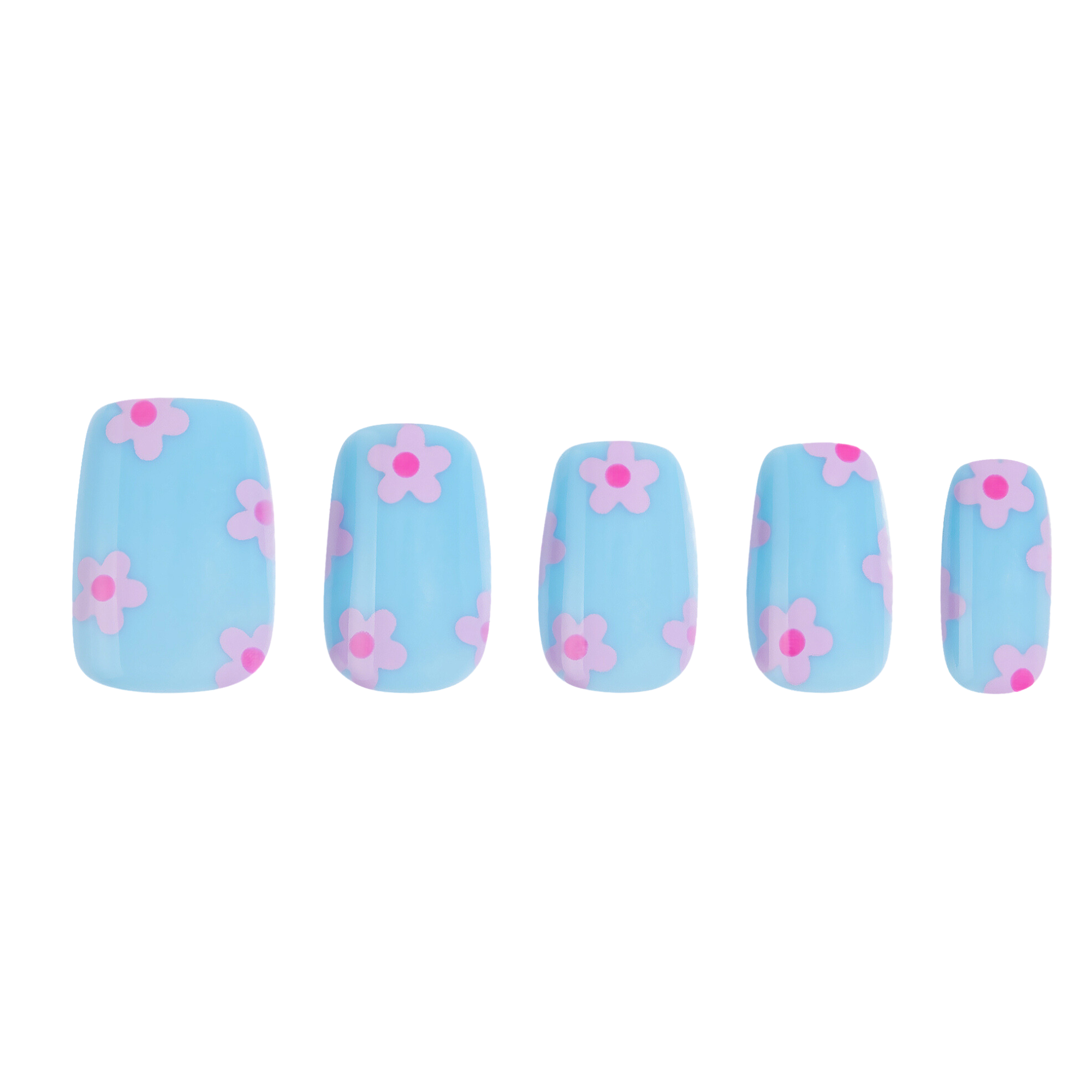 paintlab-groovy-daisy-squoval-press-on-nails-retro-floral-design image 3
