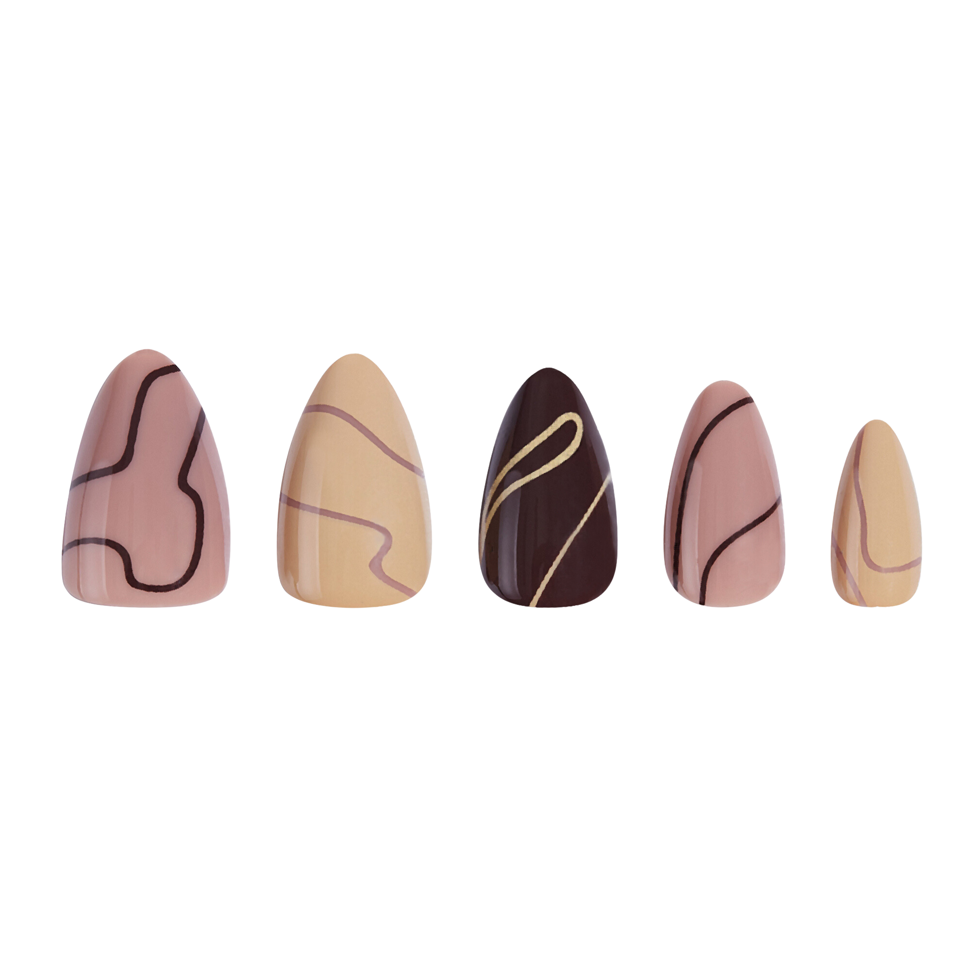 paintlab-pumpkin-spice-short-almond-press-on-nails image 3