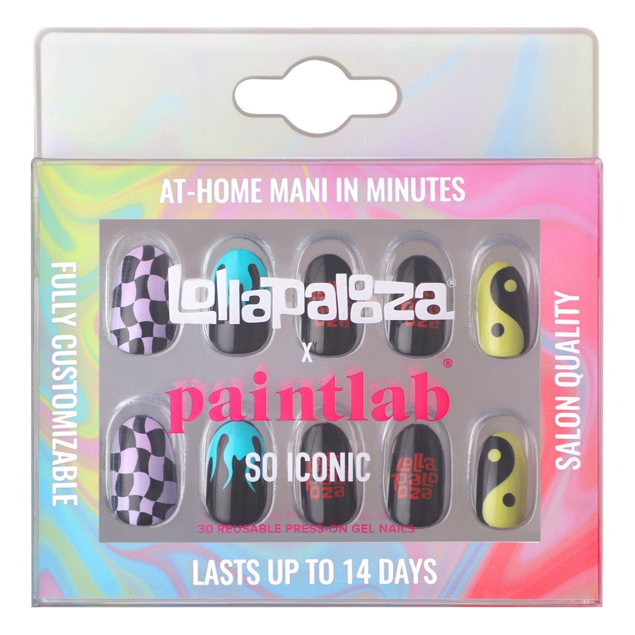 paintlab-x-lollapalooza-so-iconic-oval-press-on-nails-limited-edition-festival-s image 1