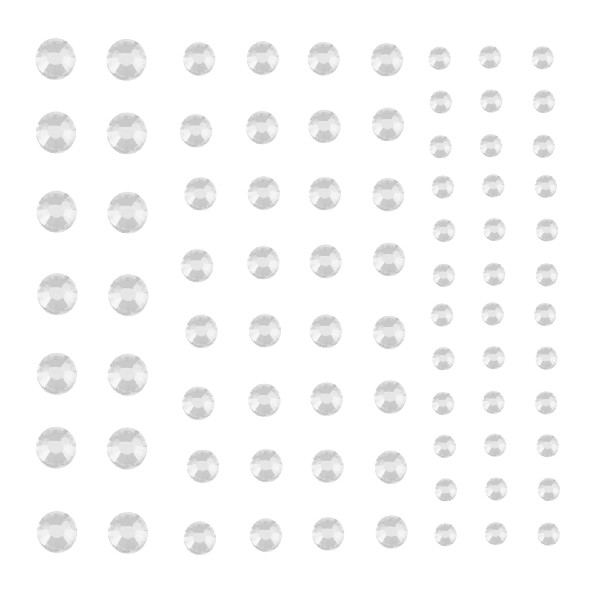 paintlab-sparkly-white-crystal-gems-eye-face-stickers image 1