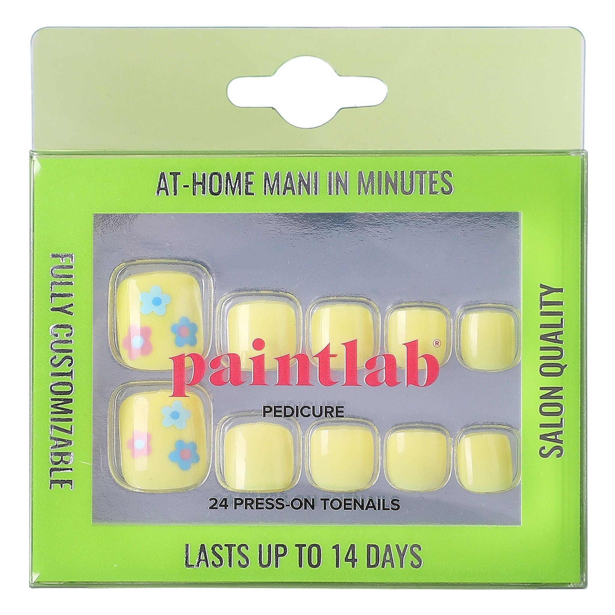 paintlab-sunny-toes-squoval-press-on-toe-nails-bright-happy-design image 1