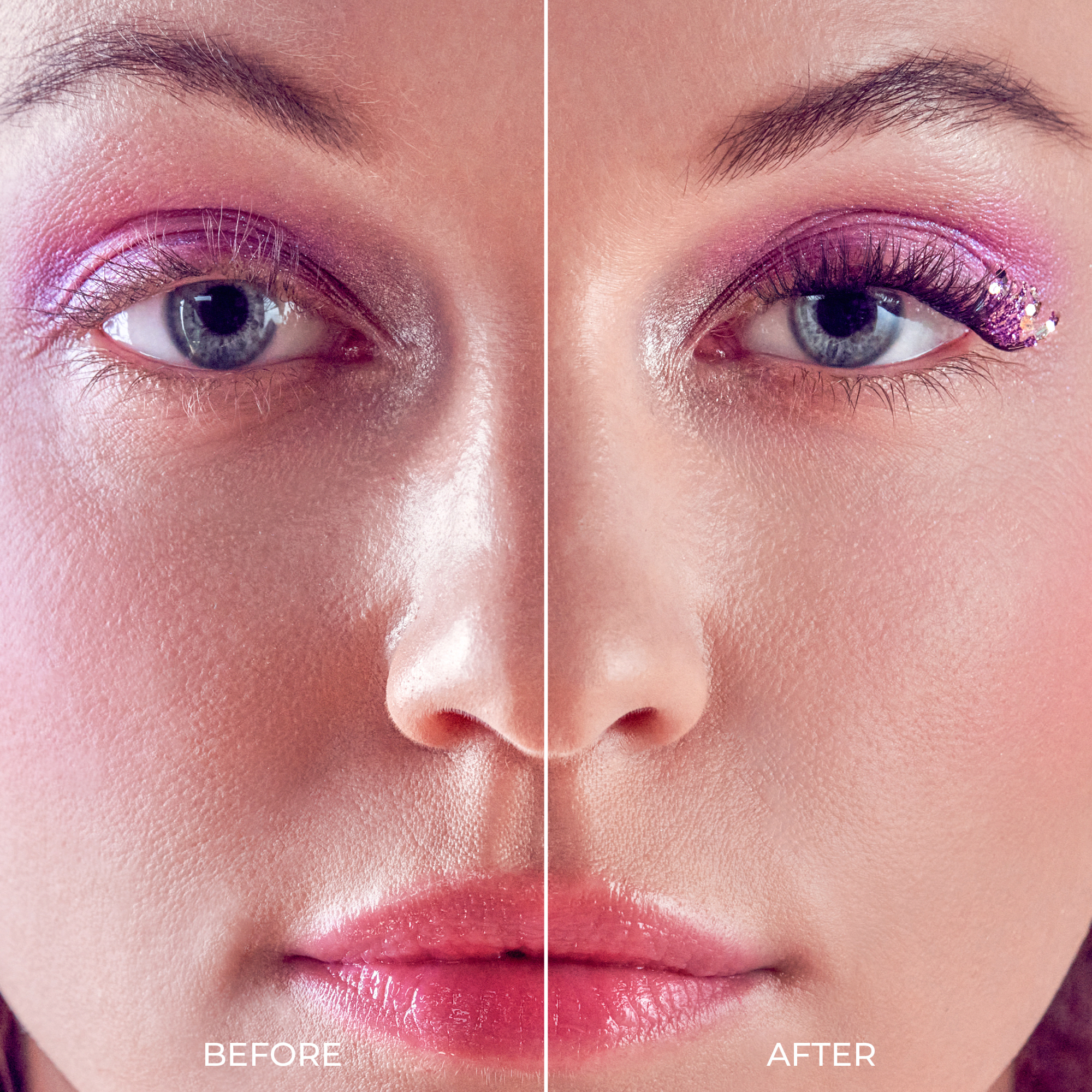 wicked-x-impress-fantabulous-lash-clusters-purple-glitter-8-10mm-12-pieces image 4