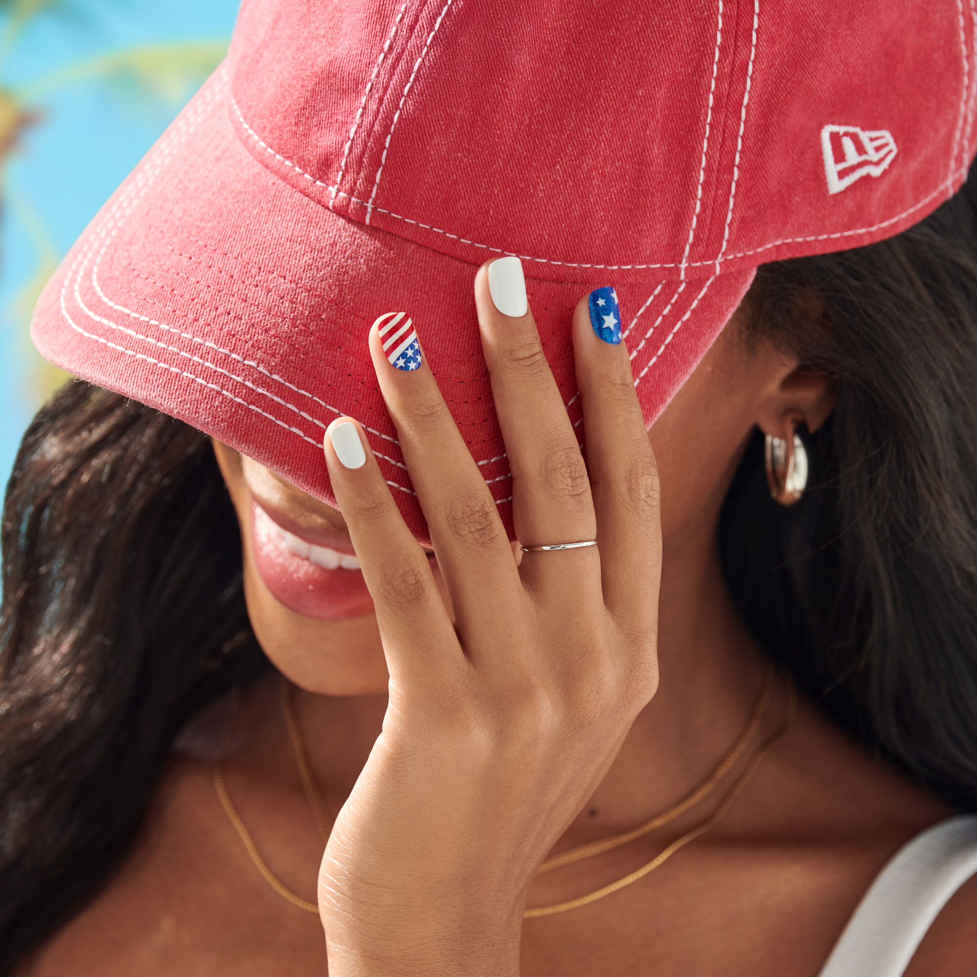 impress-design-no-glue-fake-press-on-nails-liberty-multicolor-red-white-blue-sho image 2