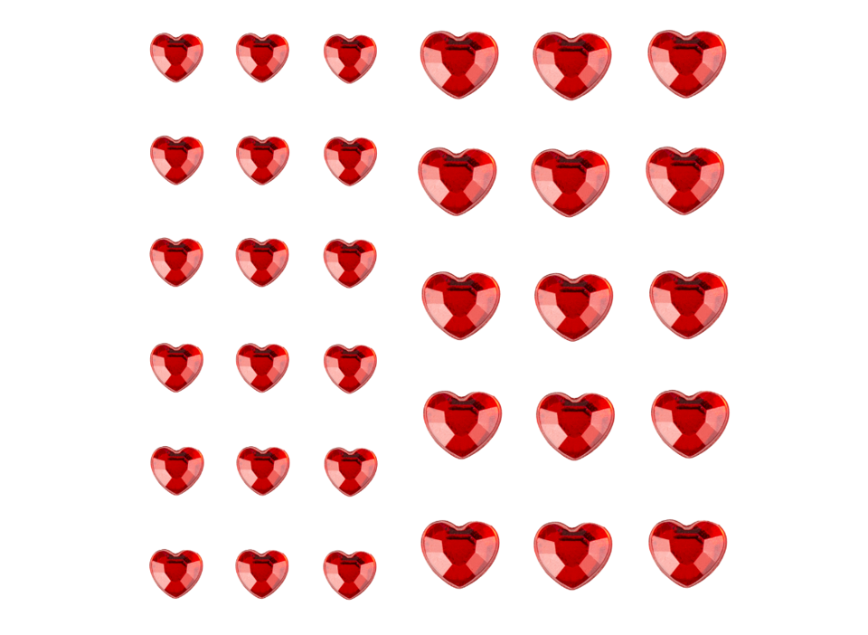 paintlab-red-love-crystal-gems-face-stickers image 2