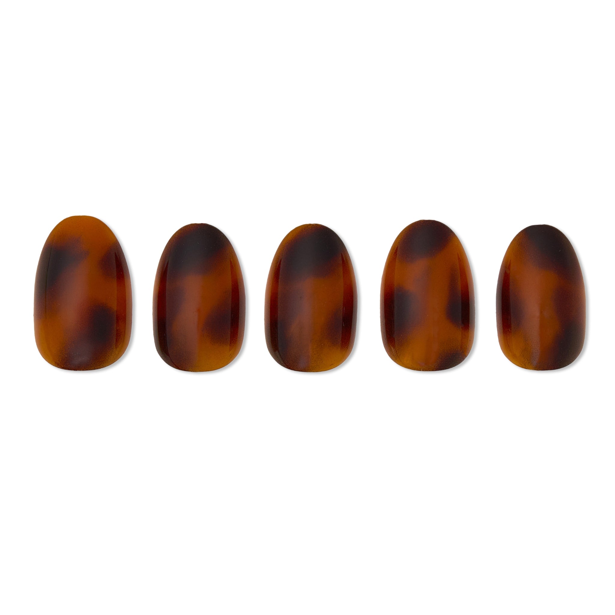 paintlab-toffee-tortoise-instant-stick-mani-extra-short-oval-press-on-nails-ambe image 3