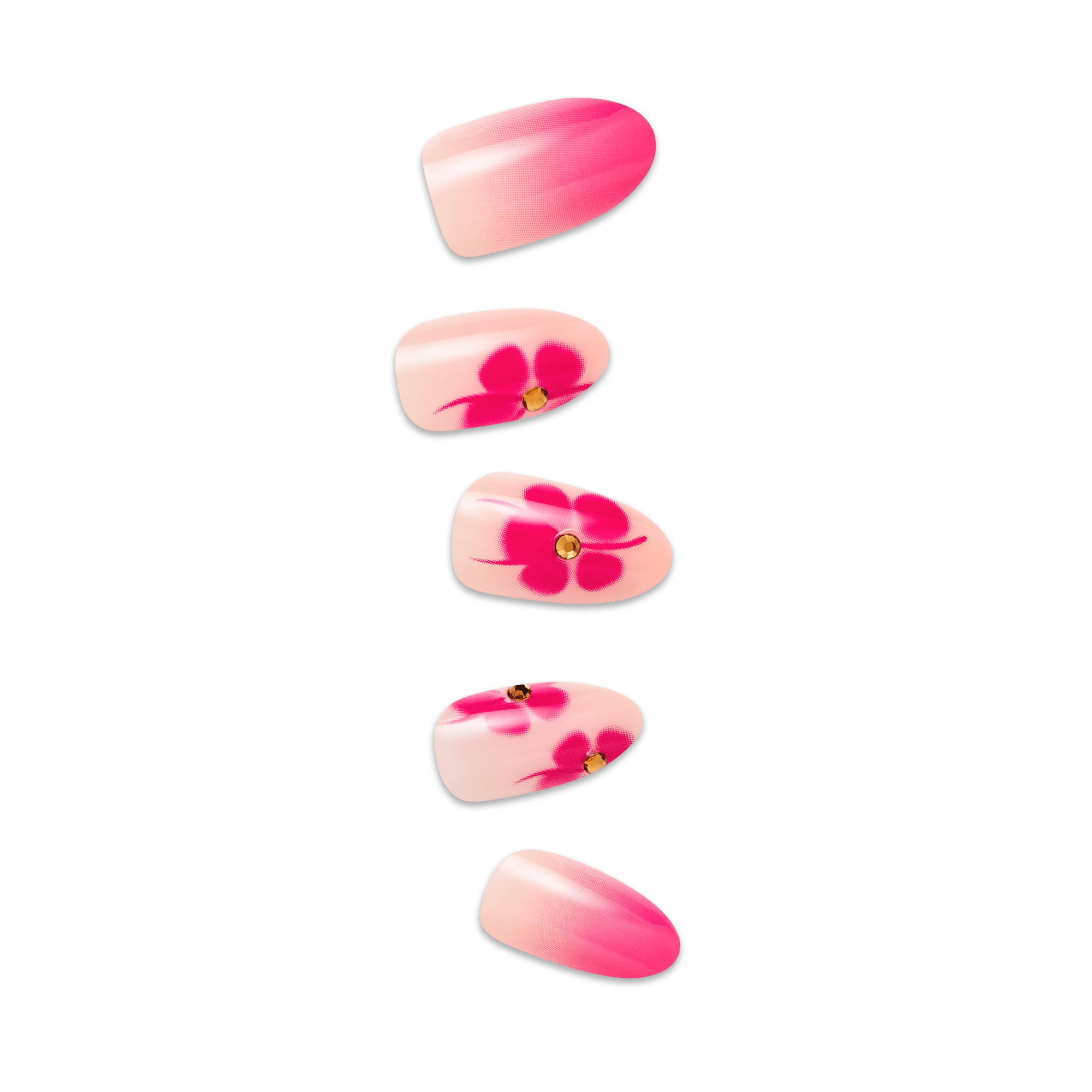 impress-summer-spell-design-no-glue-press-on-nails-3d-jewel-design-pink-medium-a image 1