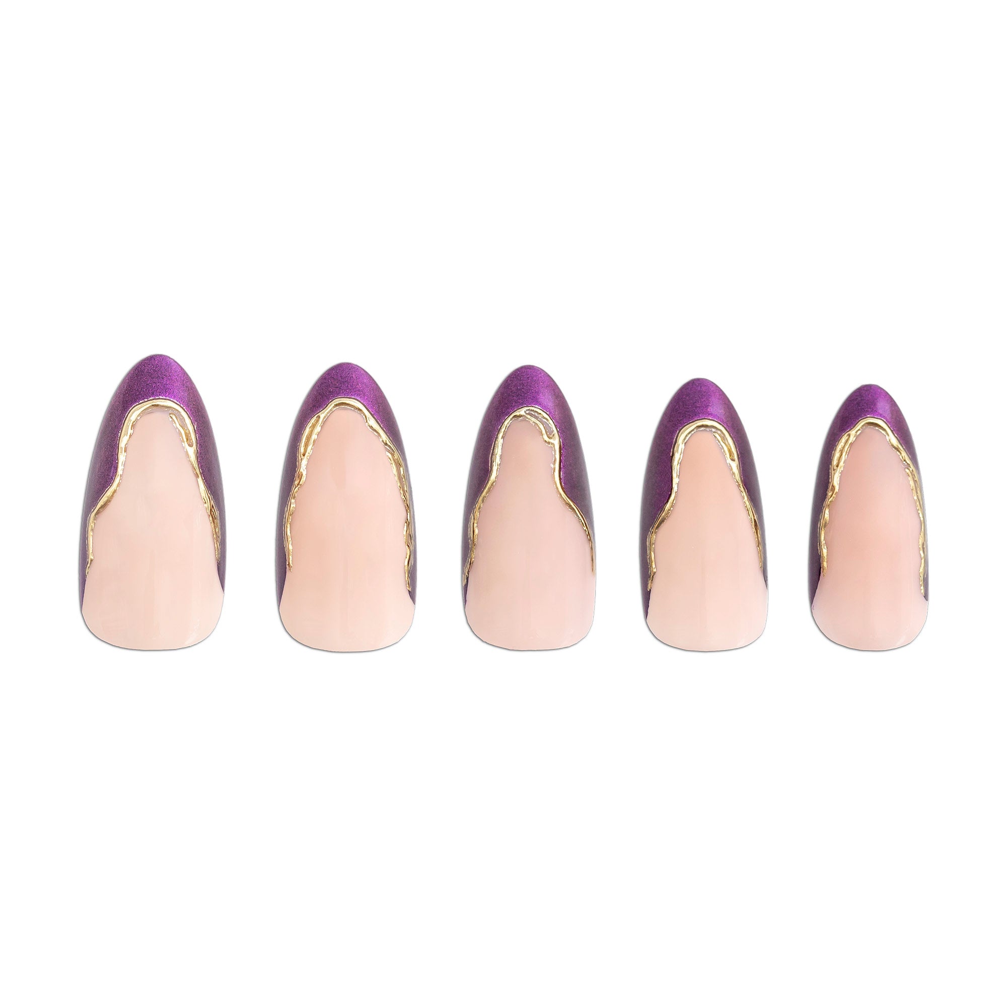 paintlab-violet-veil-almond-press-on-nails image 3