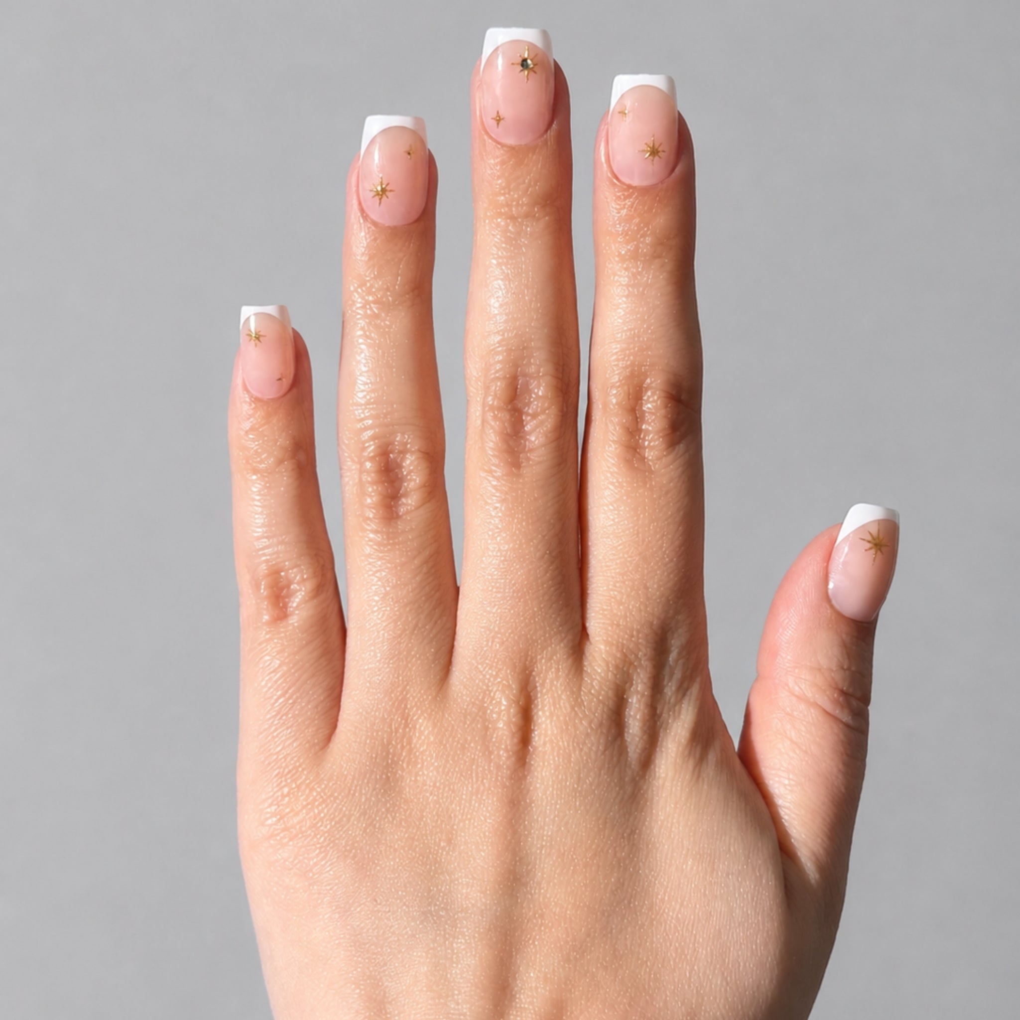 paintlab-white-celestial-instant-stick-mani-press-on-nails image 2