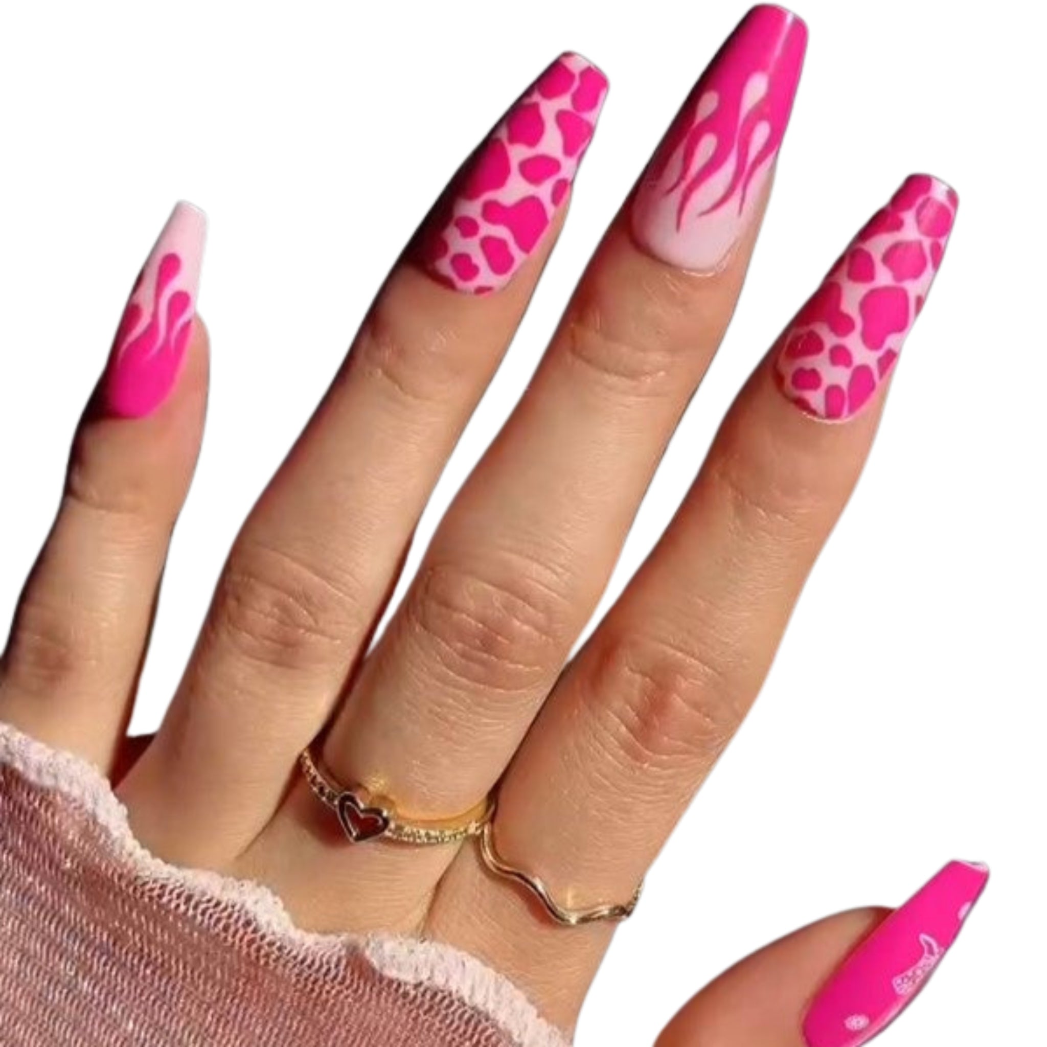 paintlab-wild-wild-west-coffin-sleek-press-on-nails image 4