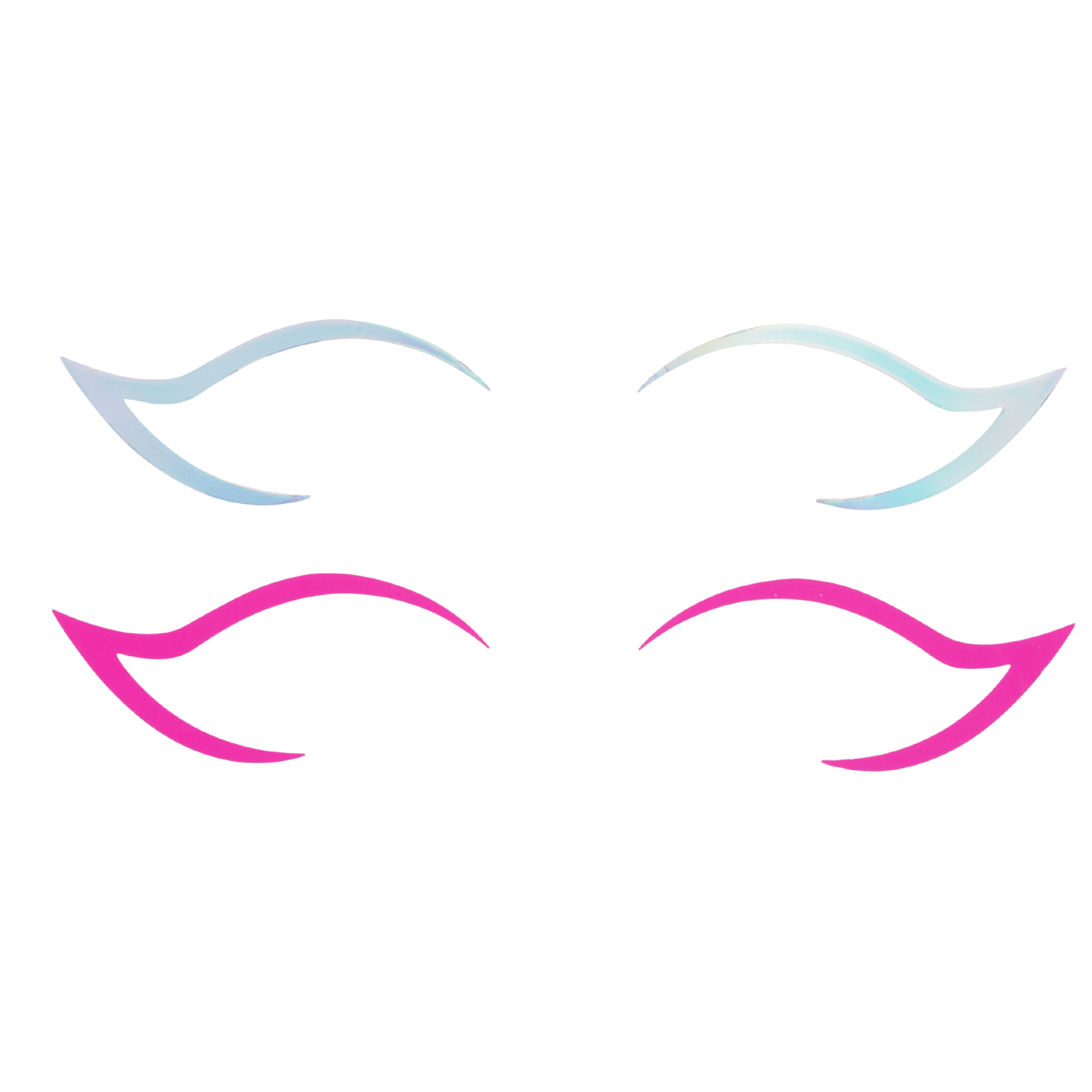 paintlab-wildcat-eye-face-stickers-feline-crystal-gem-design image 1