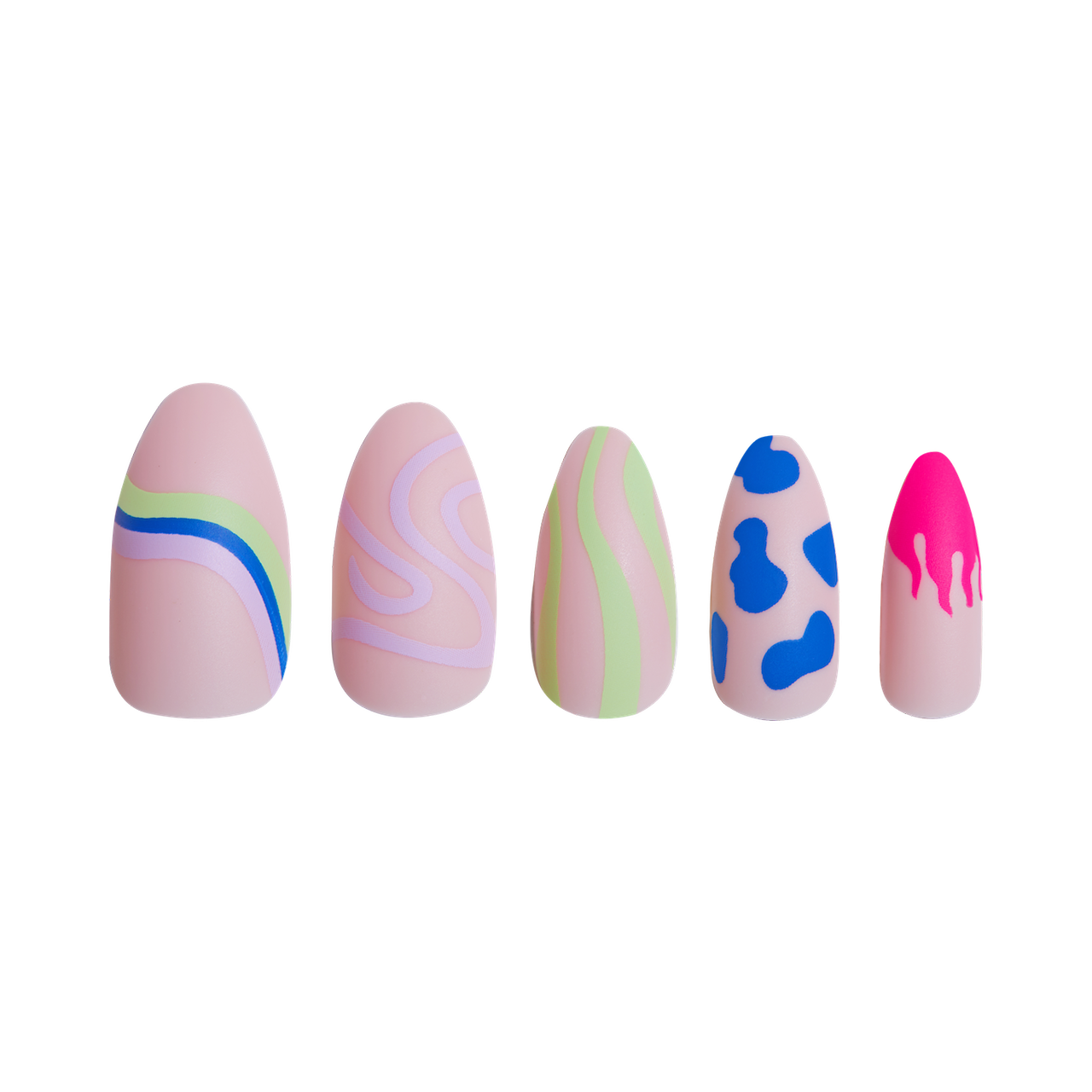 paintlab-wild-ones-almond-press-on-nails-expressive-animal-print-bold-free-spiri image 3