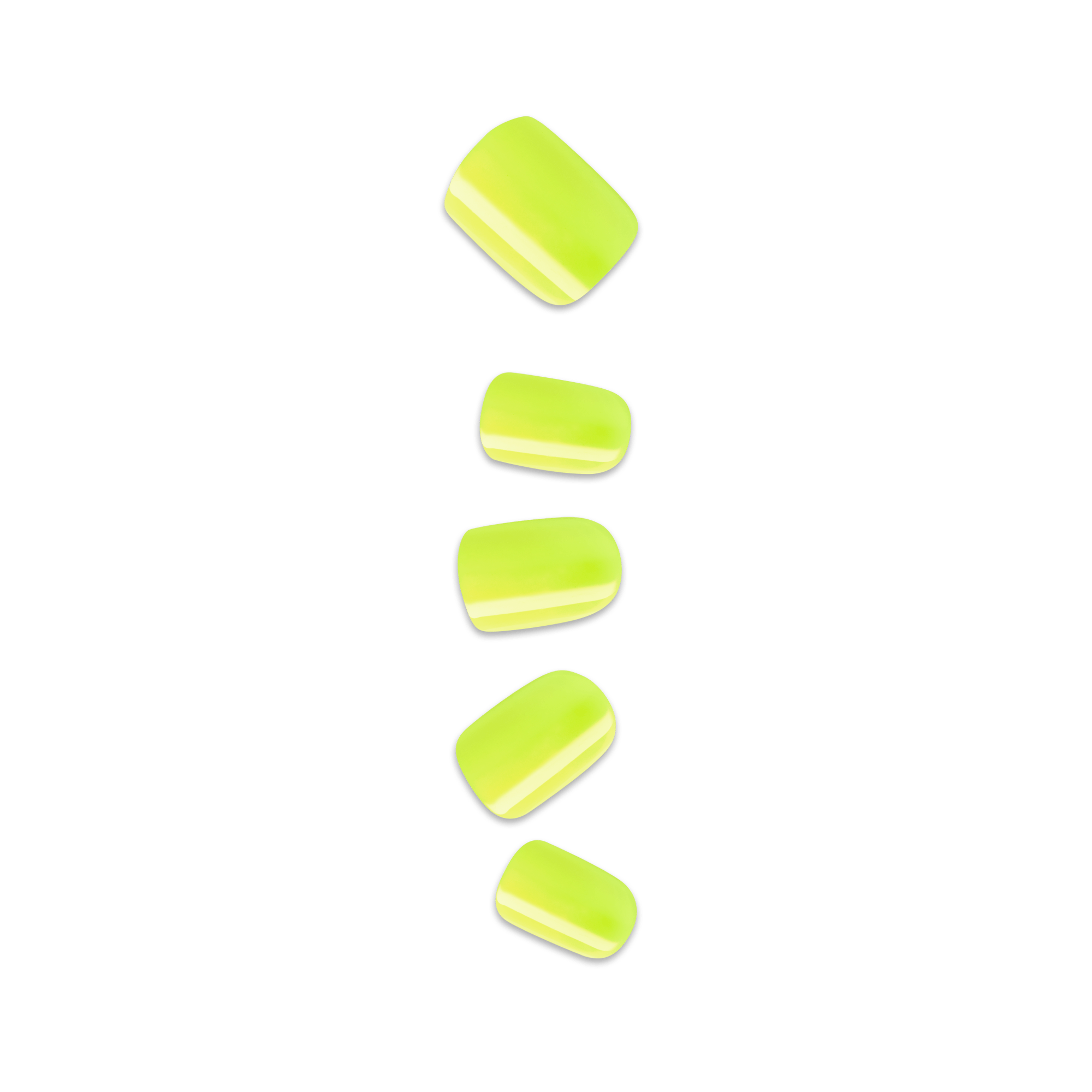 impress-color-no-glue-fake-press-on-nails-brillix-solid-yellow-short-squoval image 1