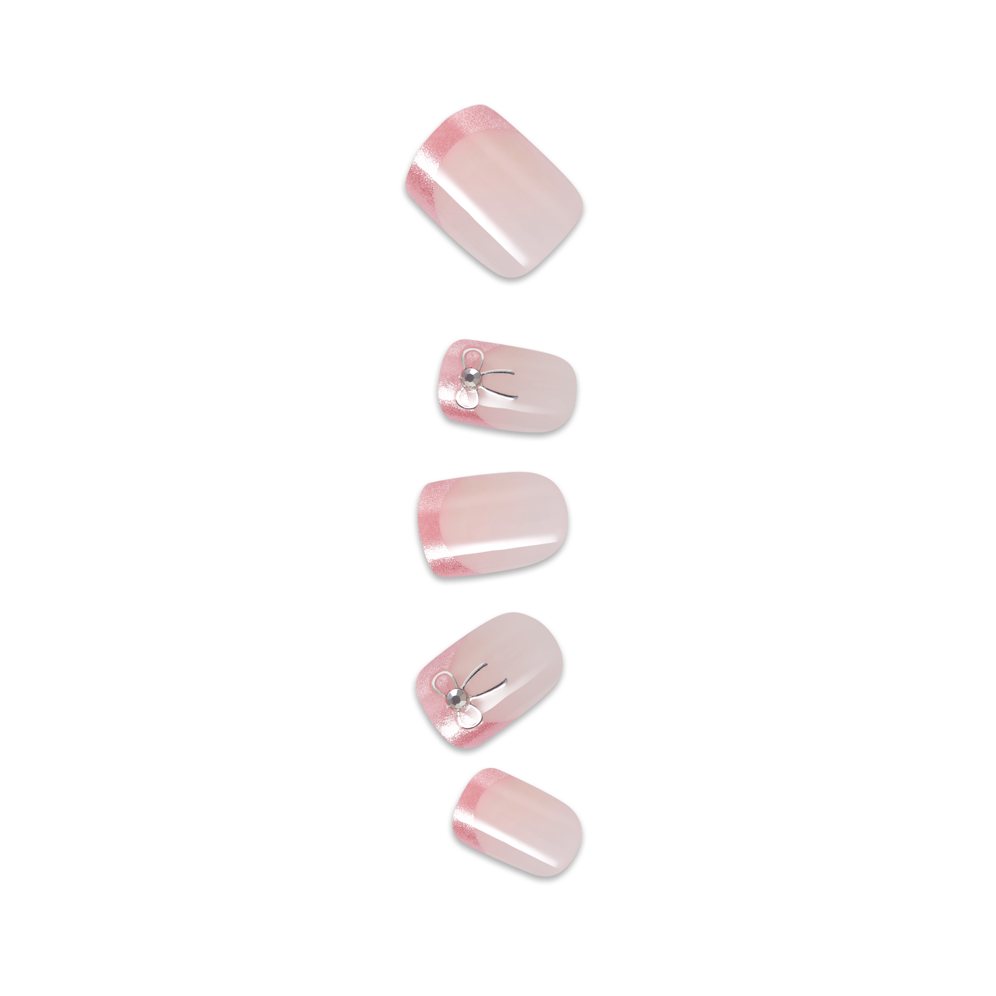impress-design-no-glue-fake-press-on-nails-soft-petals-3d-jewel-french-design-pi image 1