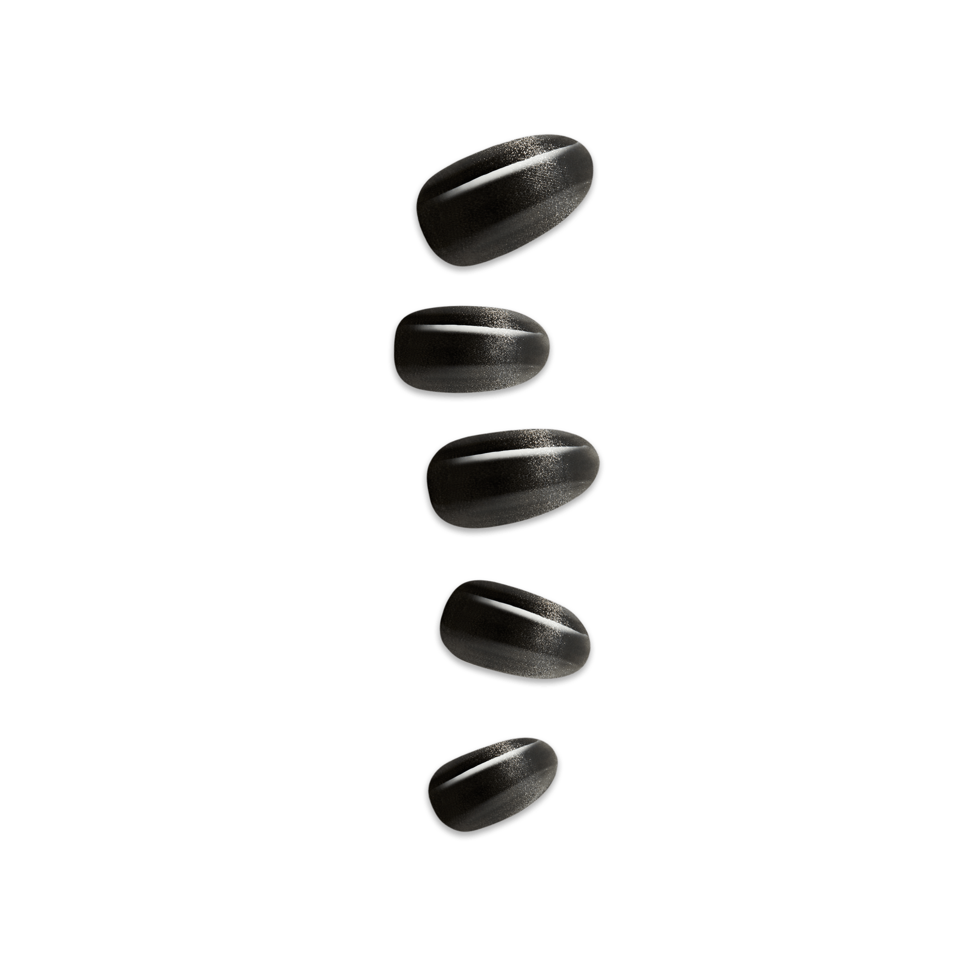 colorfx-by-impress-no-glue-fake-press-on-nails-best-wishes-solid-black-medium-ov image 1