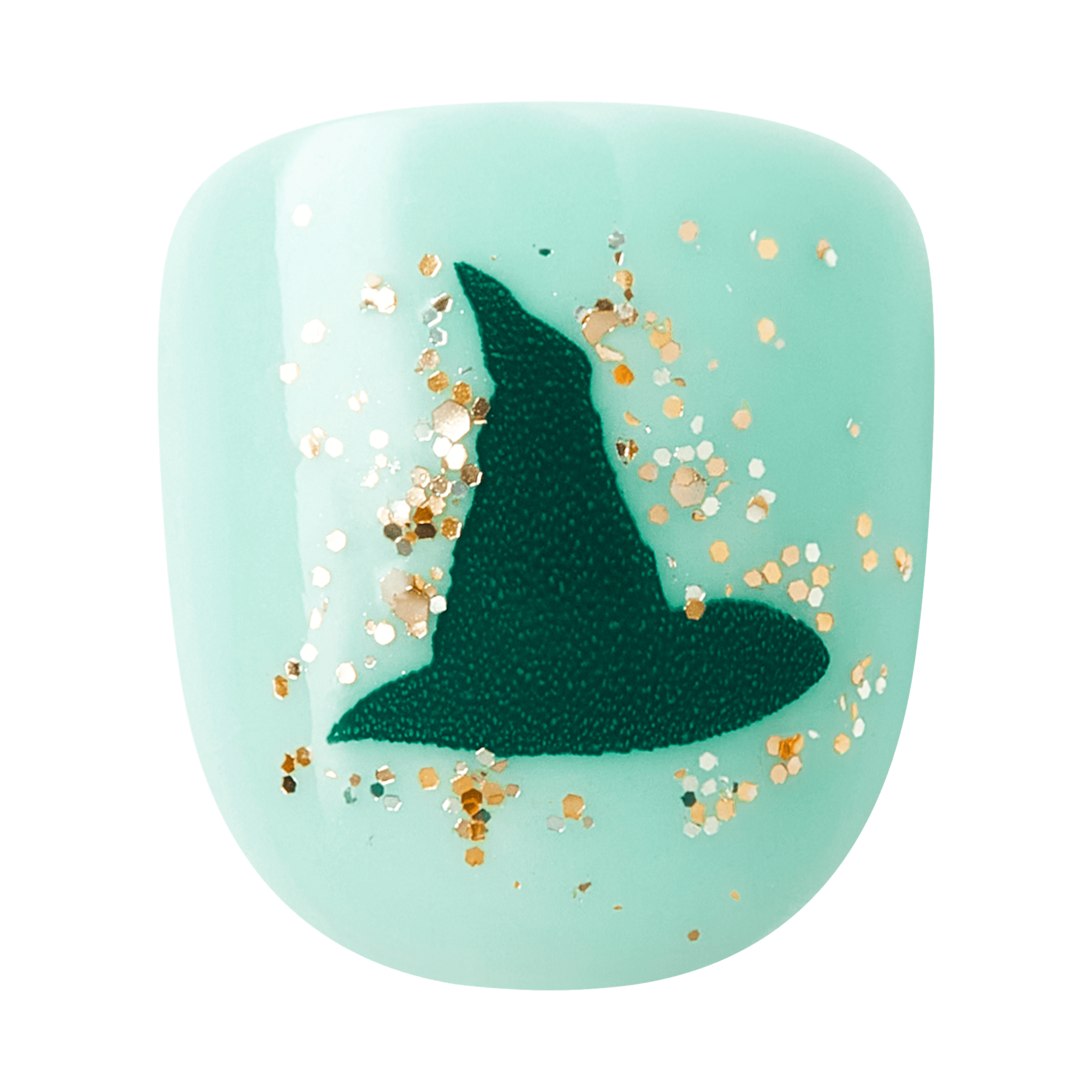 impress-mini-x-wicked-for-good-press-on-nails-perfect-duet-green-kids-squoval image 5