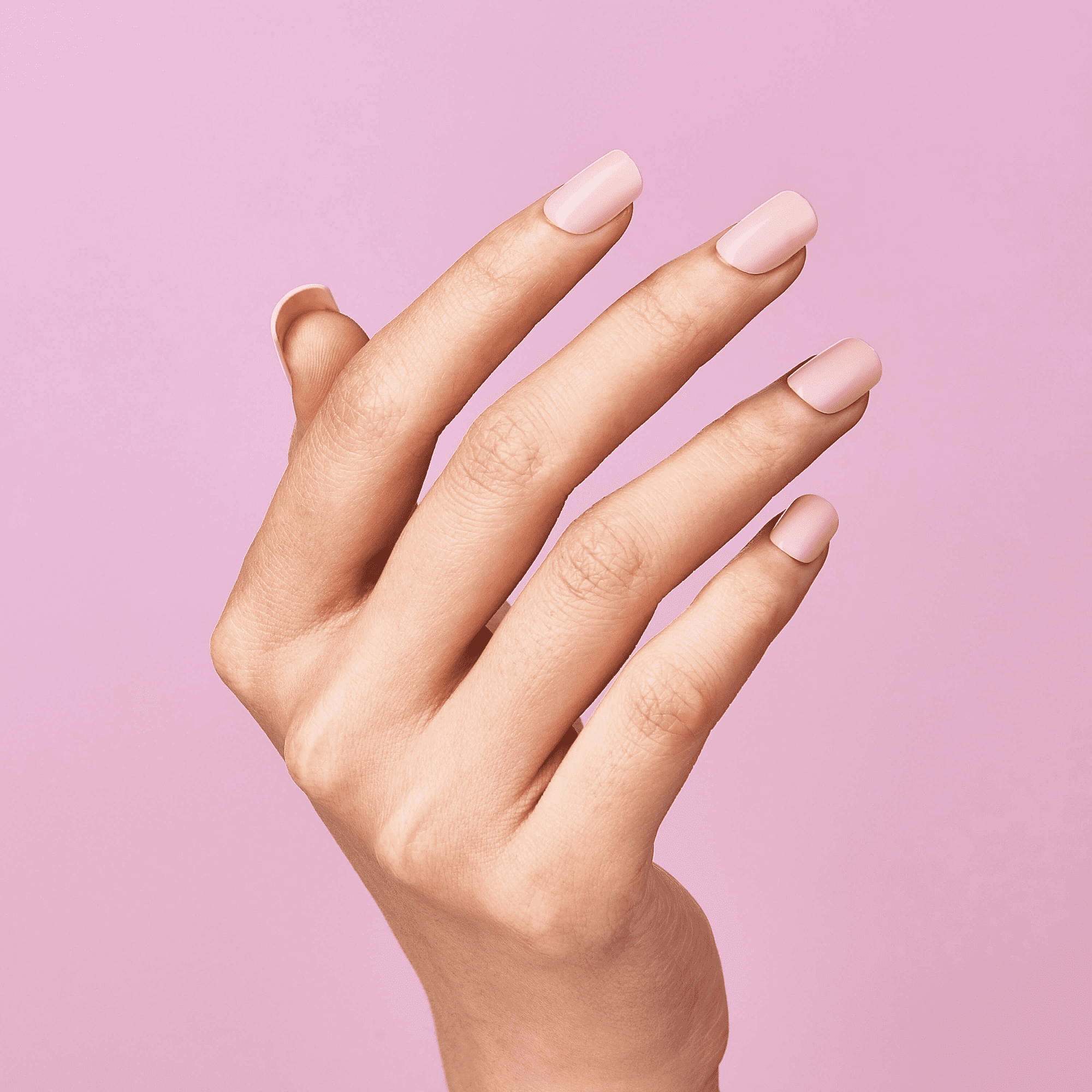 impress-color-no-glue-fake-press-on-nails-pick-me-pink-solid-pink-short-squoval image 4