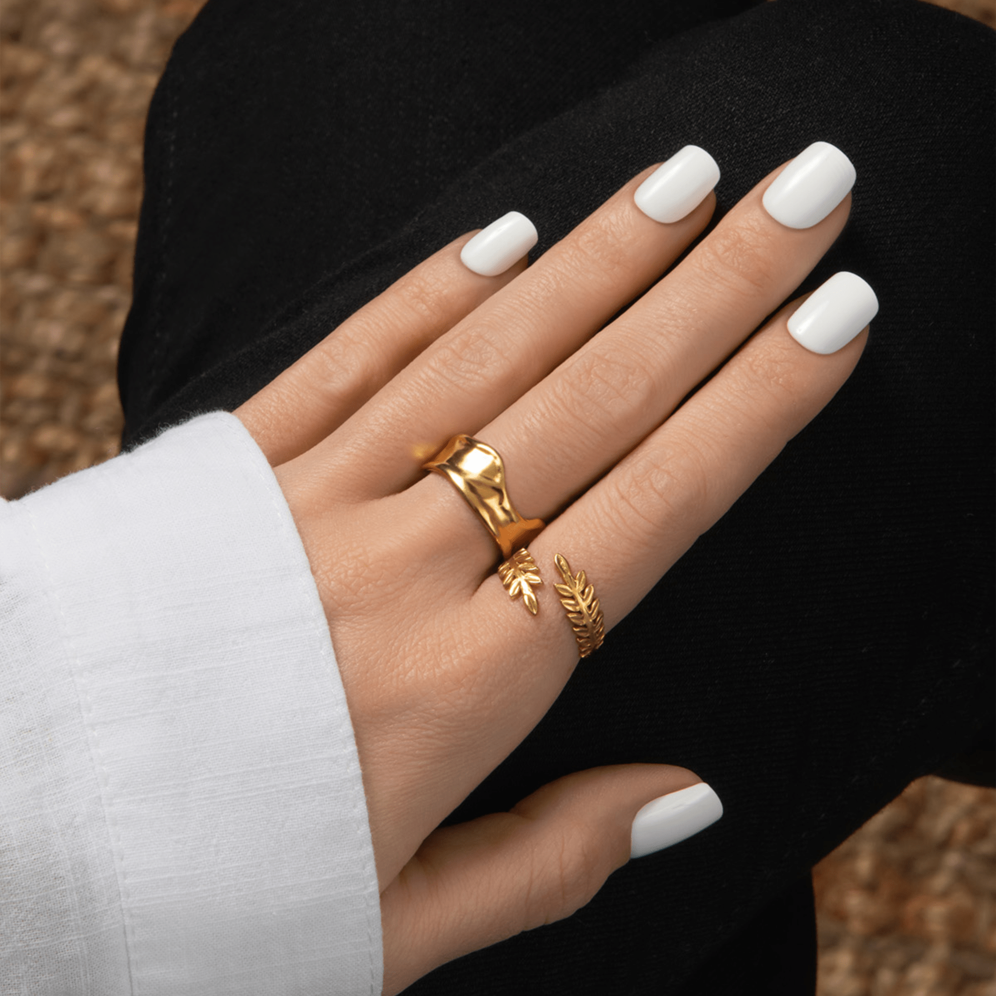 impress-frosting-color-no-glue-press-on-nails-solid-white-short-squoval image 4